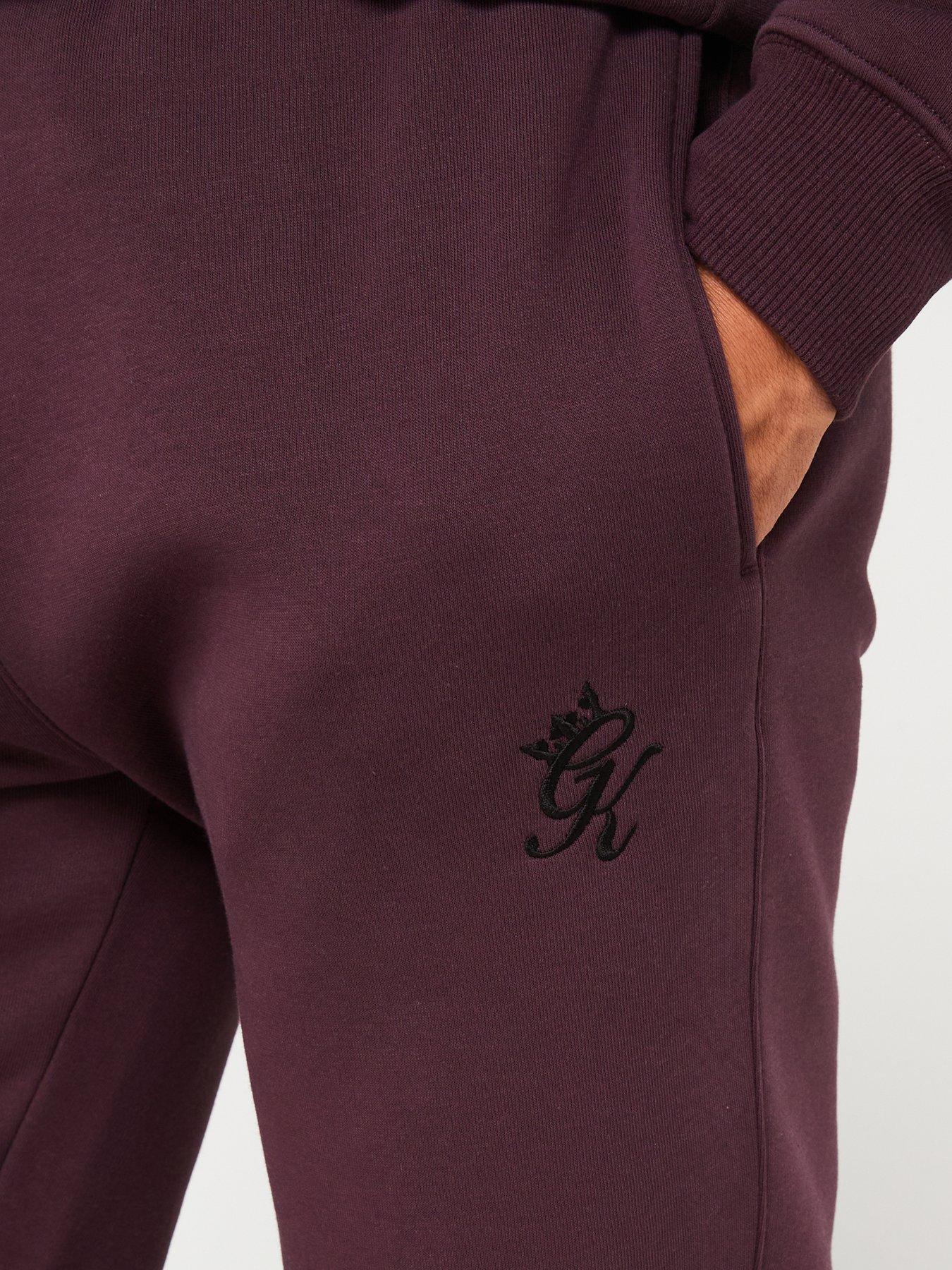 gym-king-mens-fundamental-fleece-jogger-burgundyoutfit