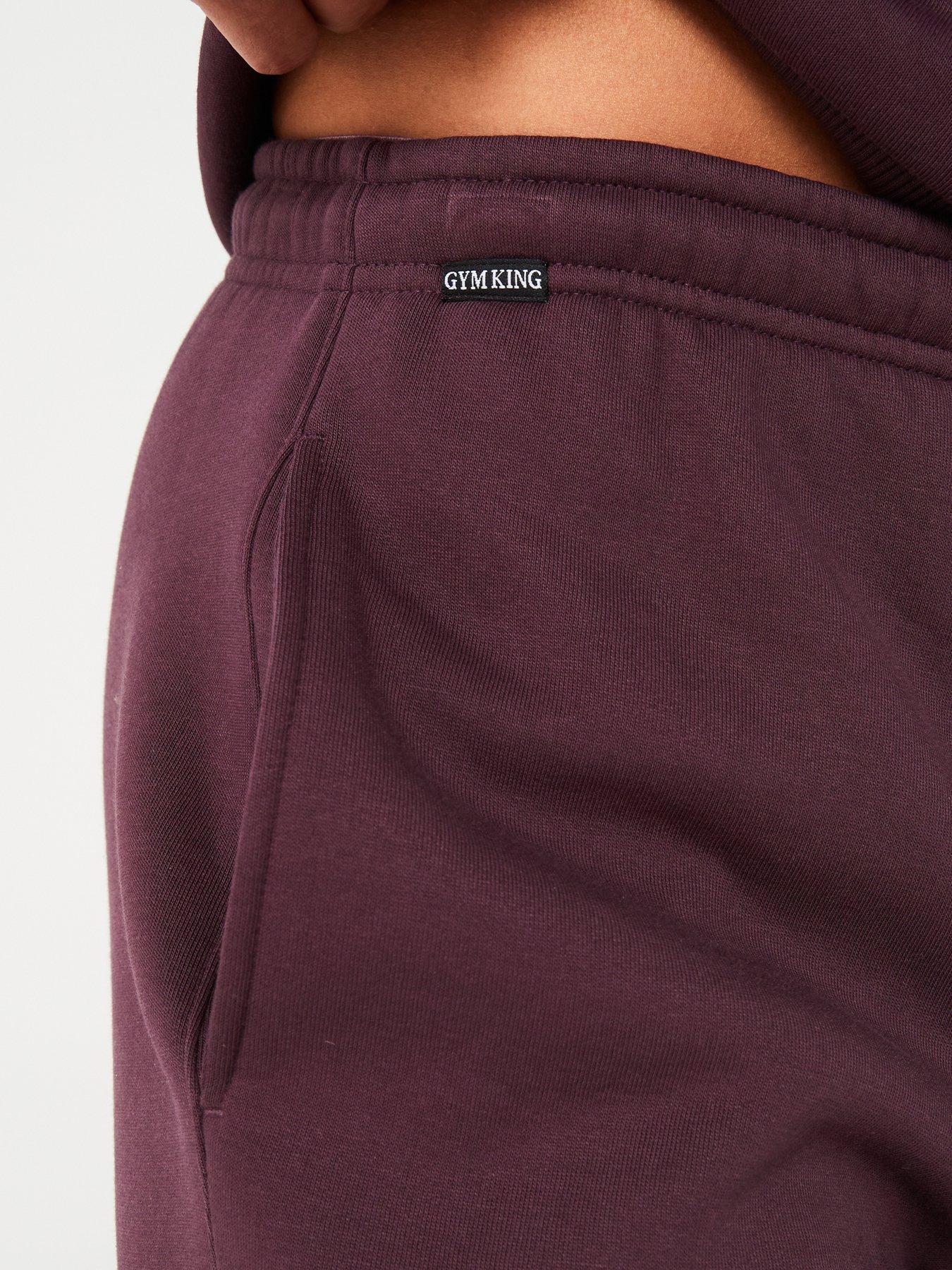 gym-king-mens-fundamental-fleece-jogger-burgundydetail