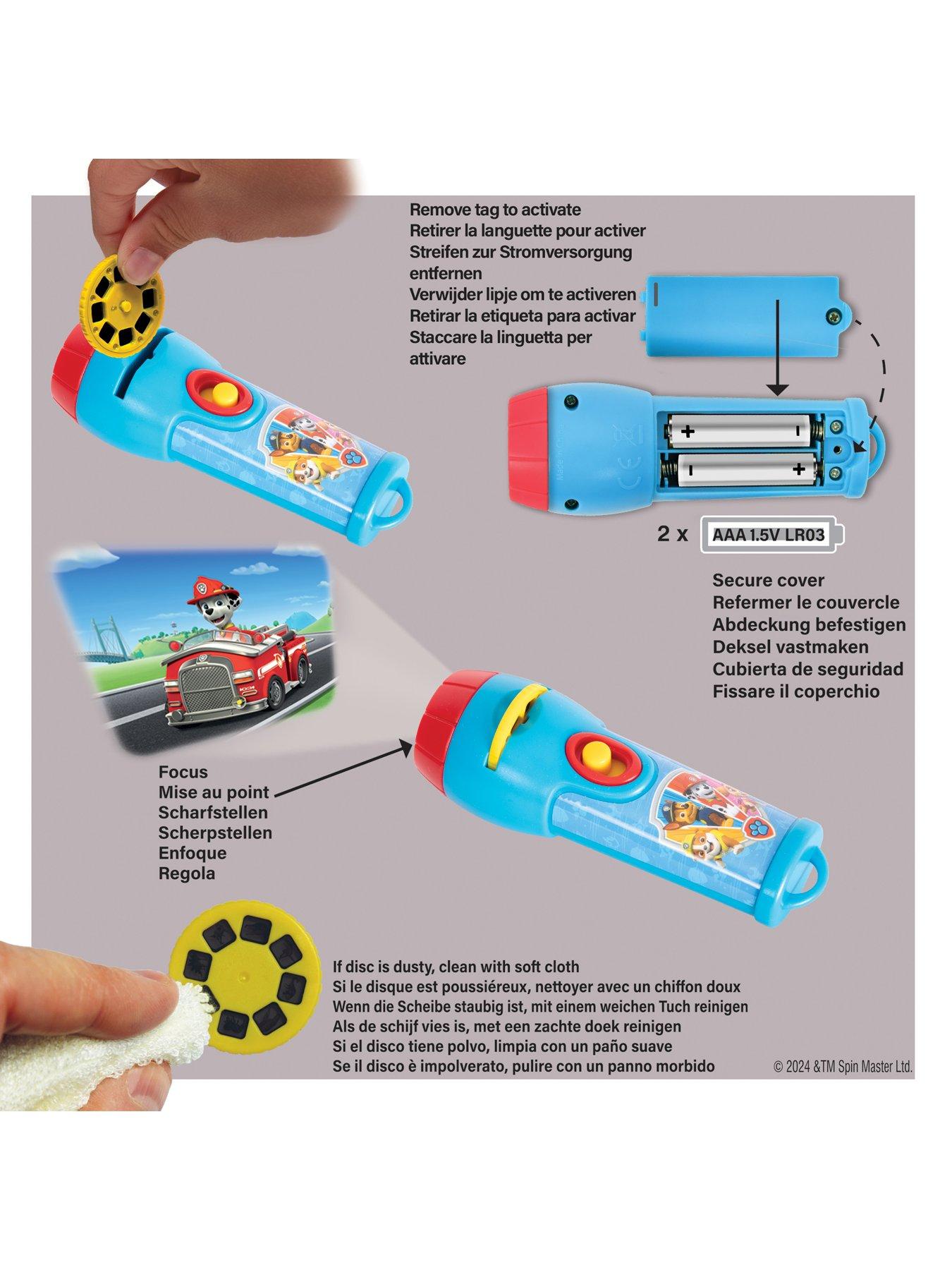 Image 5 of 6 of Nickelodeon PAW Patrol Torch & Projector and Glow Shapes and Chase Pack