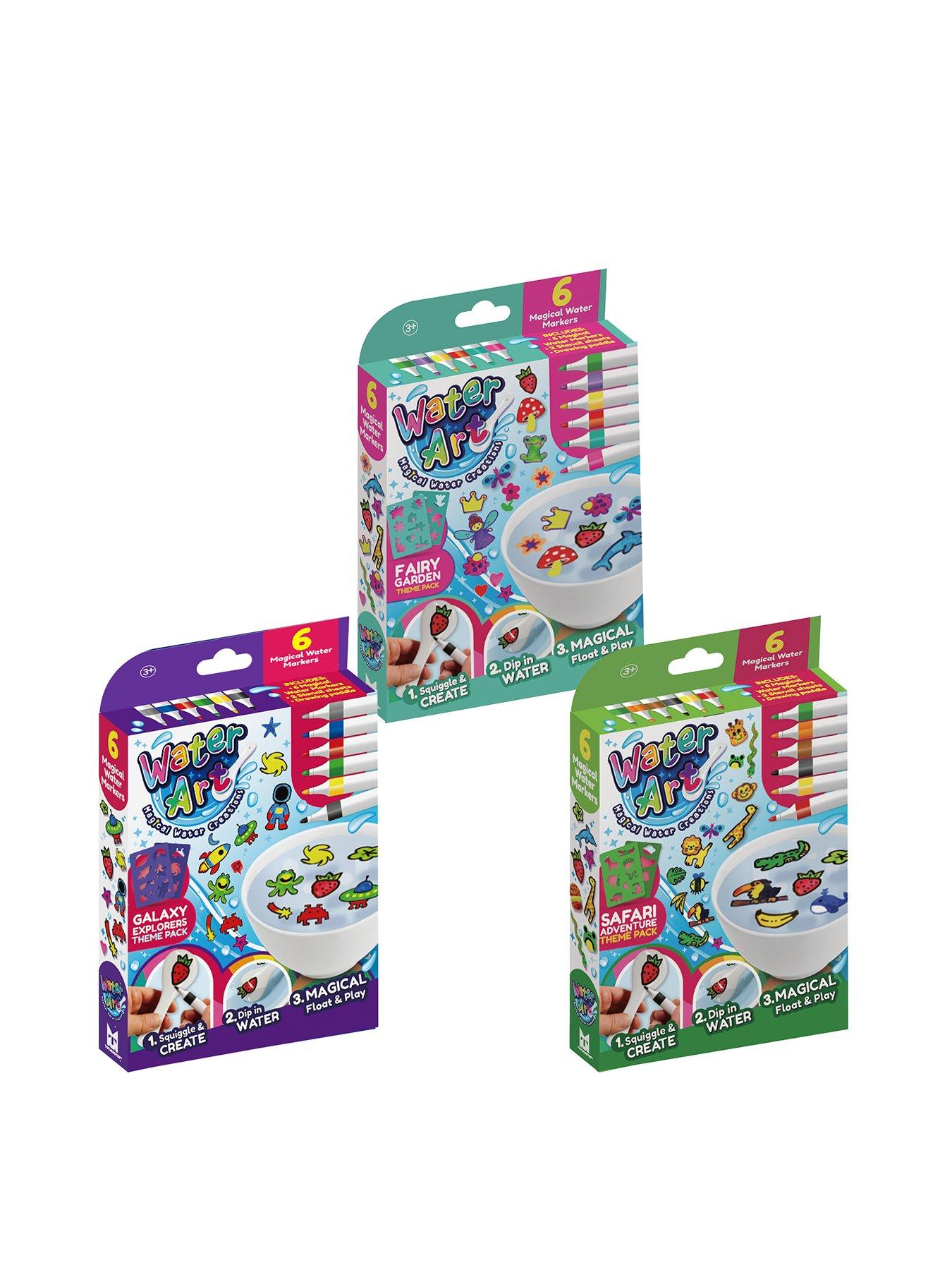 undefined Water Art Fairy, Safari & Galaxy 3 Pack