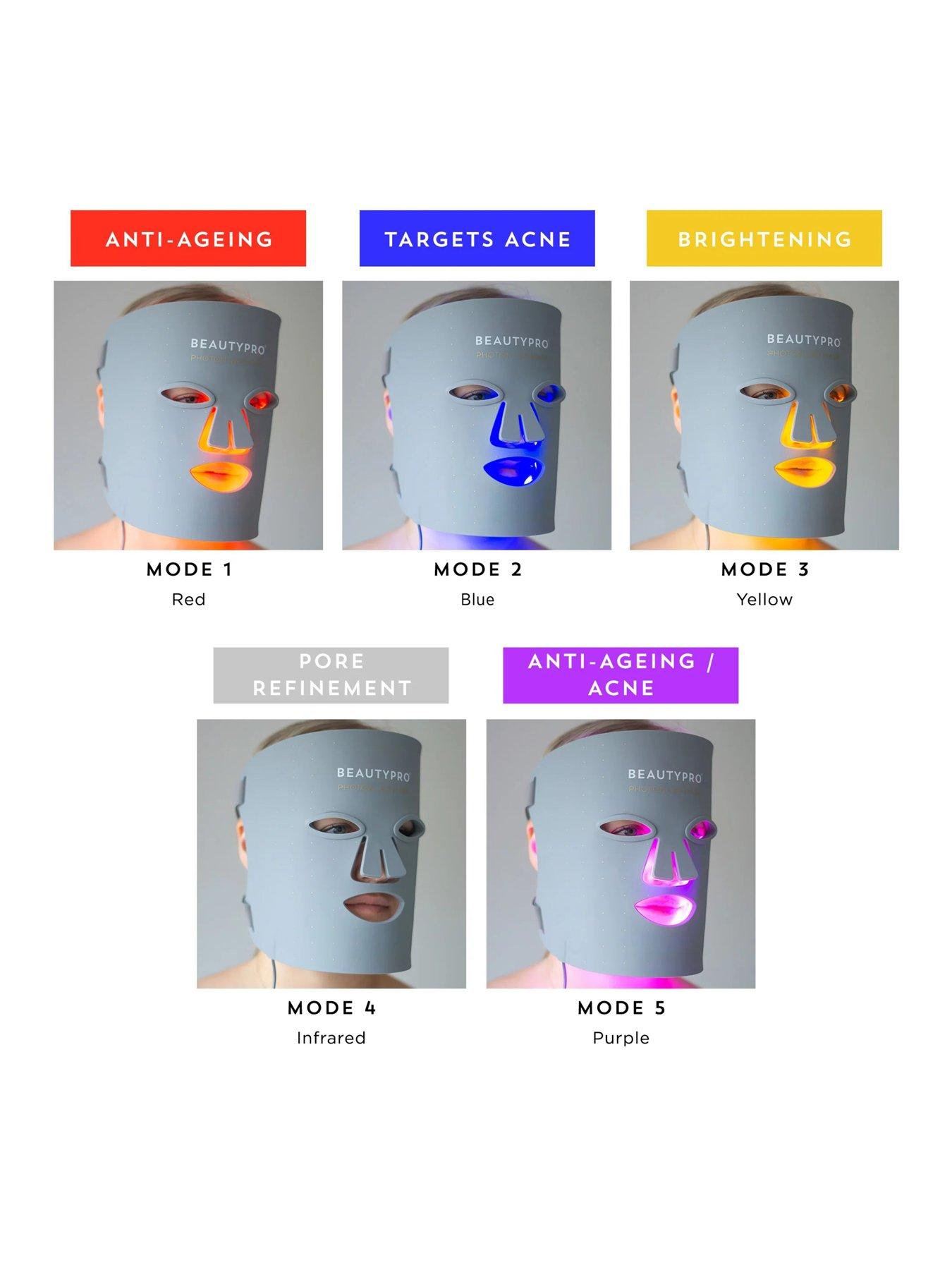 Image 5 of 6 of Beauty Pro Beautypro Photon LED Light Therapy Facial Mask