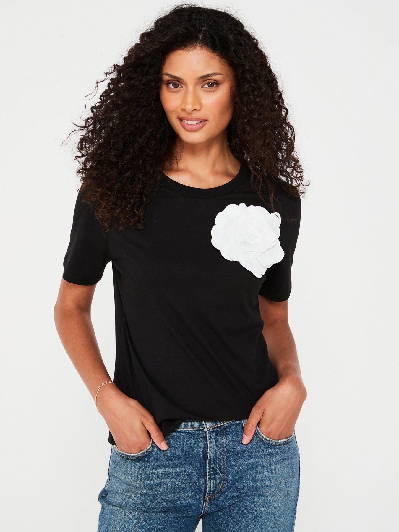 v-by-very-corsage-t-shirt-black