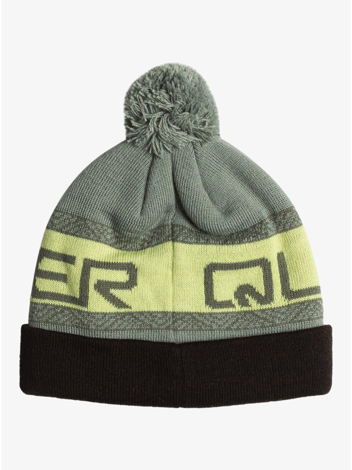 quiksilver-kids-summit-beanie-greenstillFront