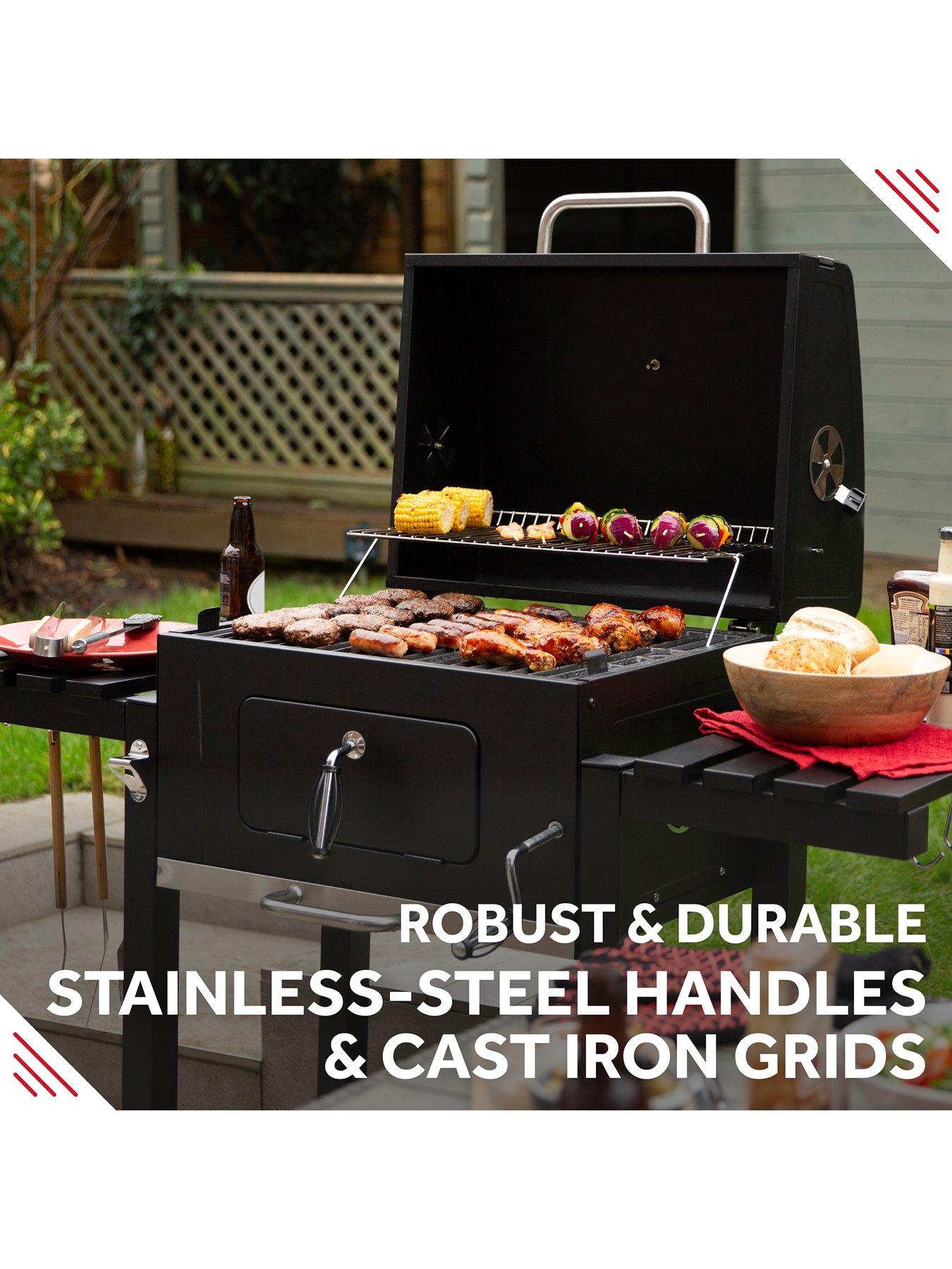 Image 5 of 6 of George Foreman XL Charcoal BBQ - Black