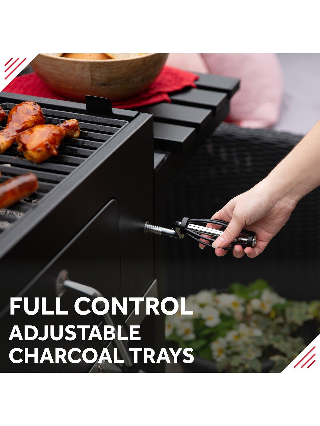 Image 6 of 6 of George Foreman XL Charcoal BBQ - Black