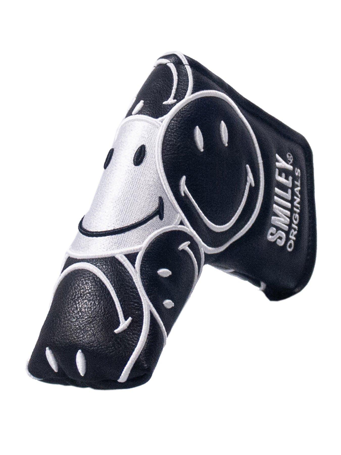 smiley-smiley-original-stacked-blade-putter-cover-blackwhite