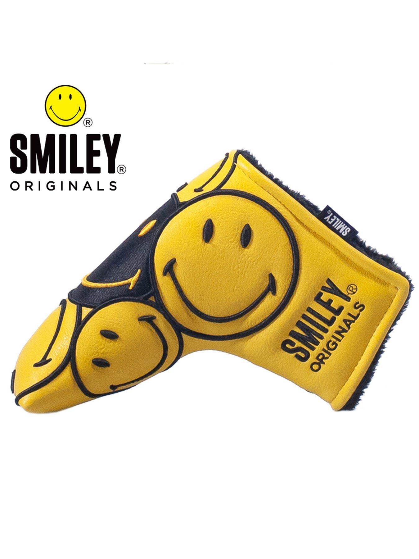 smiley-smiley-original-stacked-blade-putter-cover-yellowblackdetail