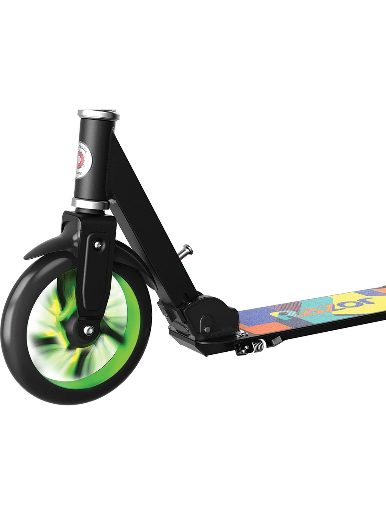Image 2 of 8 of Razor A5 Lux Lighted Scooter - Green