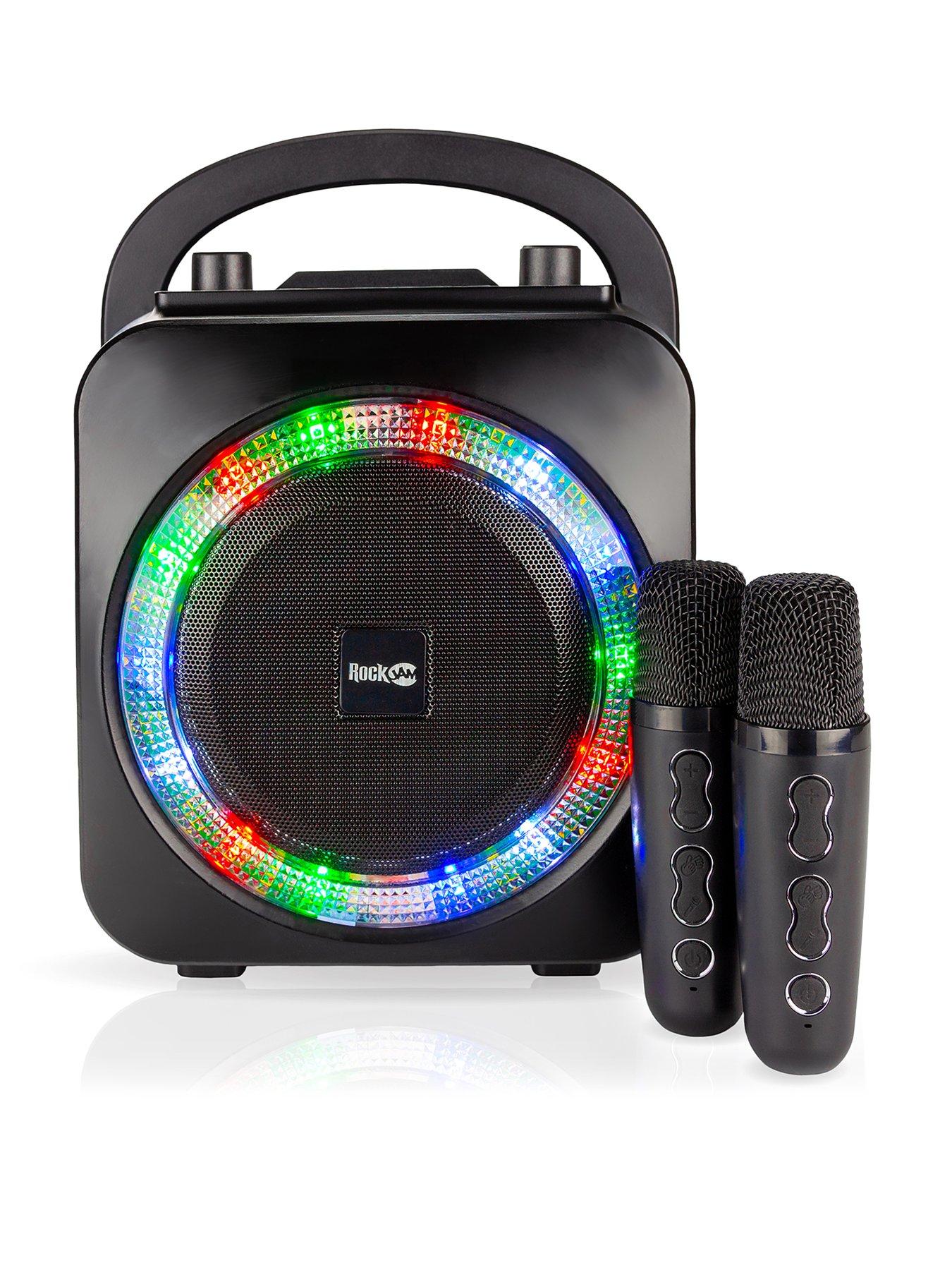 RockJam RockJam Party Speaker 2024 Model PS150PL Black with 2 Wireless Mics