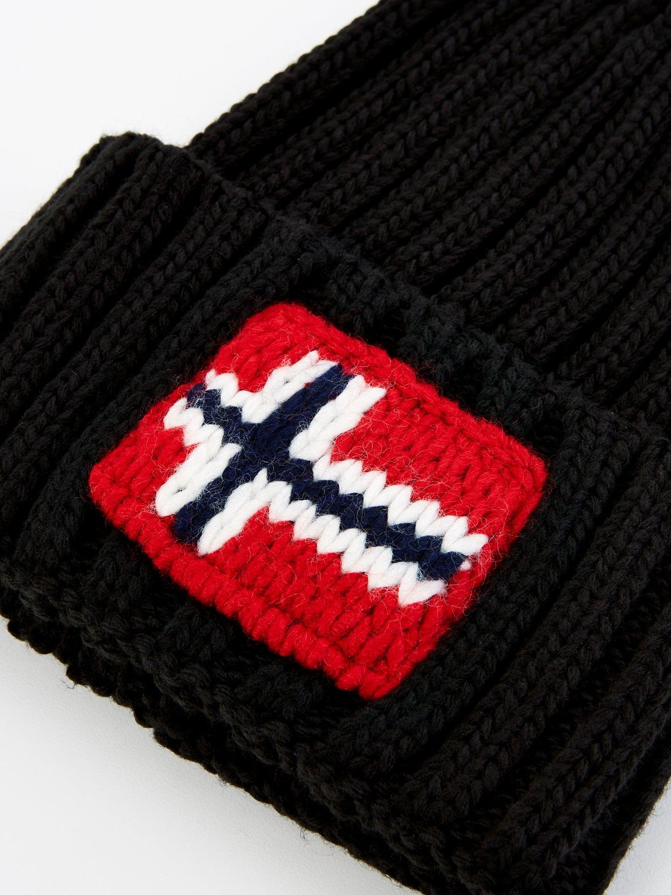 napapijri-semiury-knitted-hat-blackoutfit