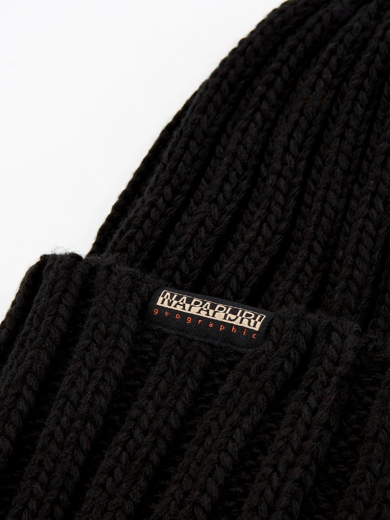 napapijri-semiury-knitted-hat-blackdetail