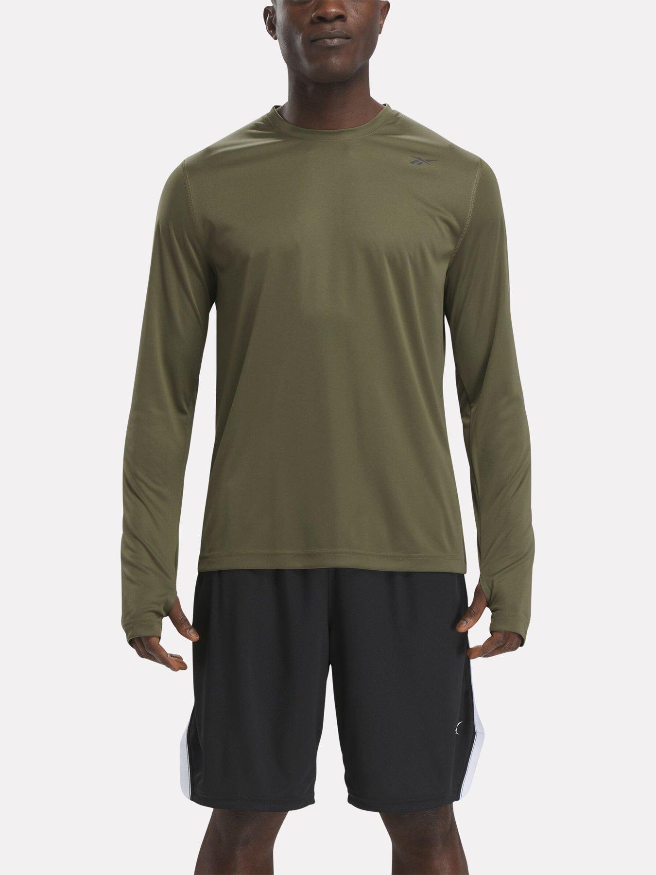 reebok-mens-training-train-long-sleeve-tech-t-shirt-green