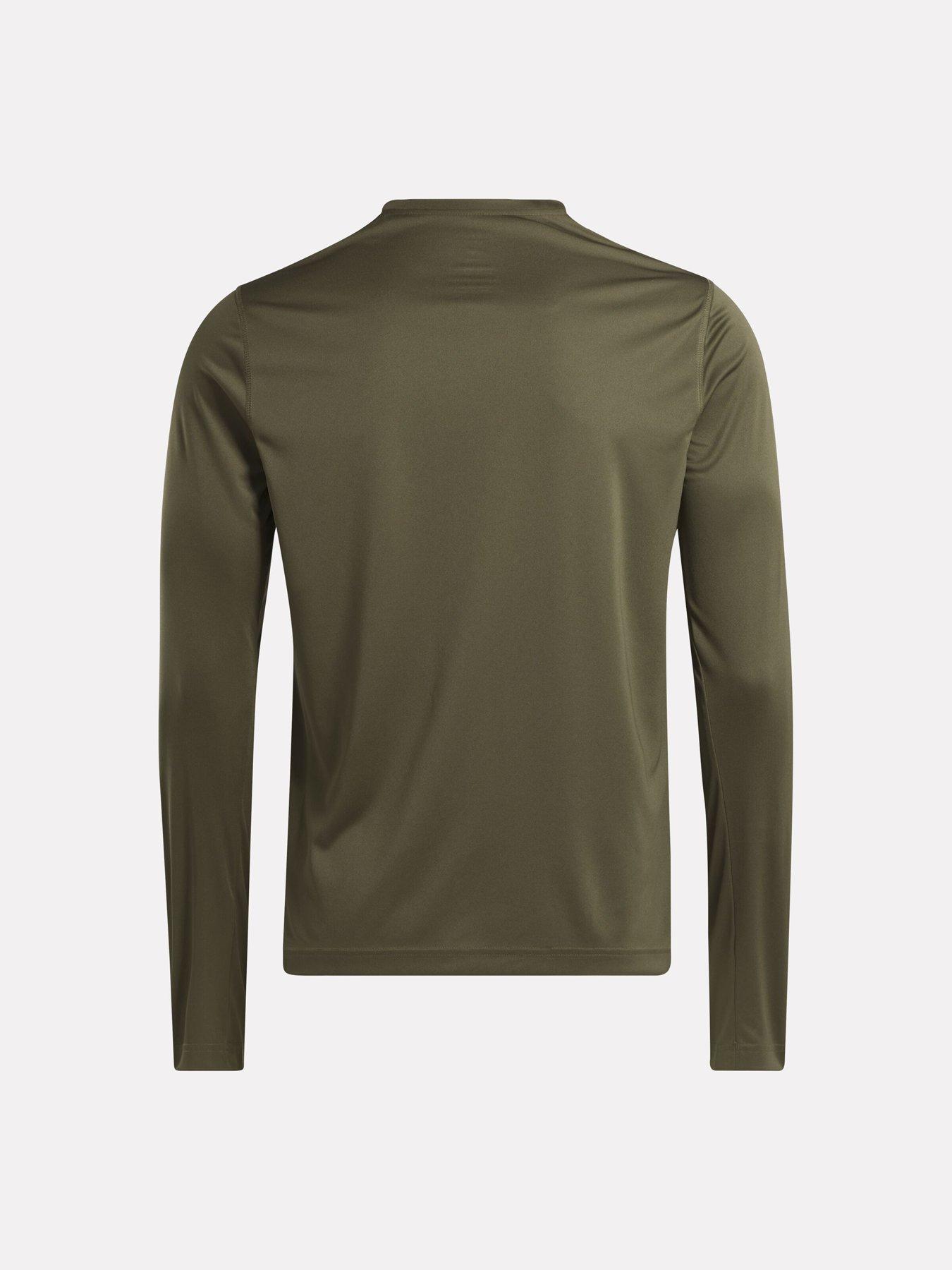 reebok-mens-training-train-long-sleeve-tech-t-shirt-greendetail