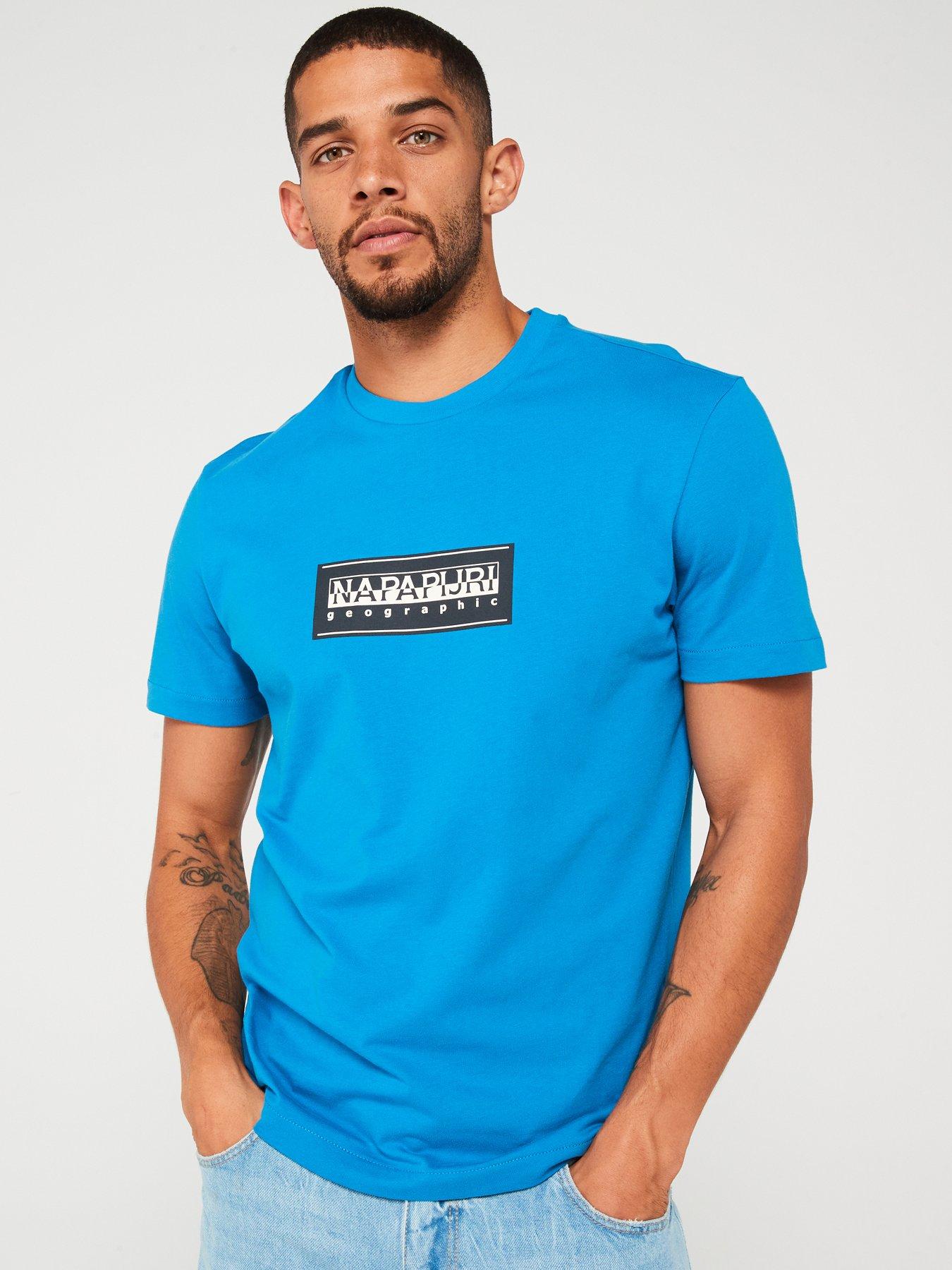 napapijri-mens-suze-t-shirt-bluefront