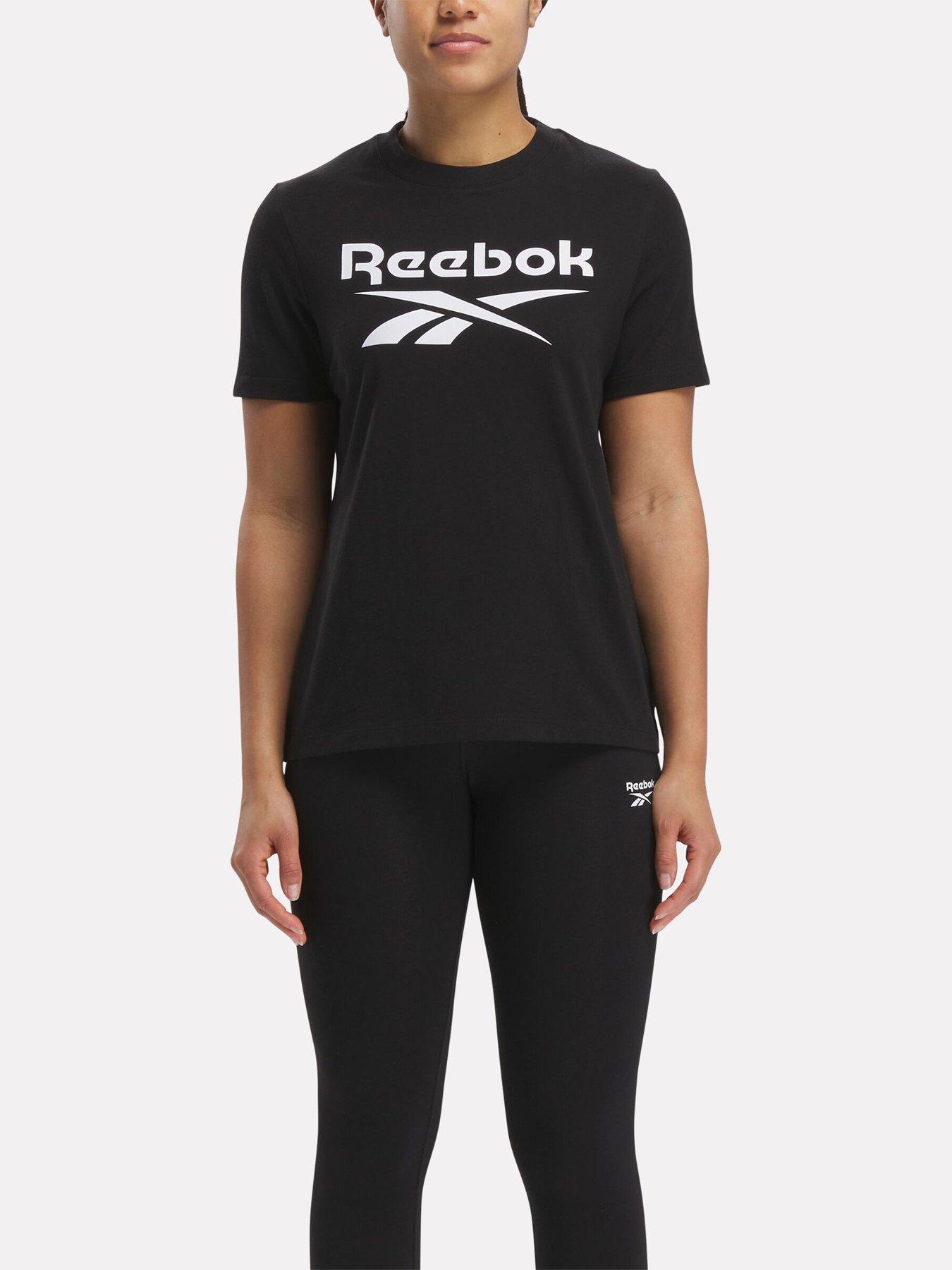 Image of Reebok Womens Training Identity Big Logo T-Shirt - Black