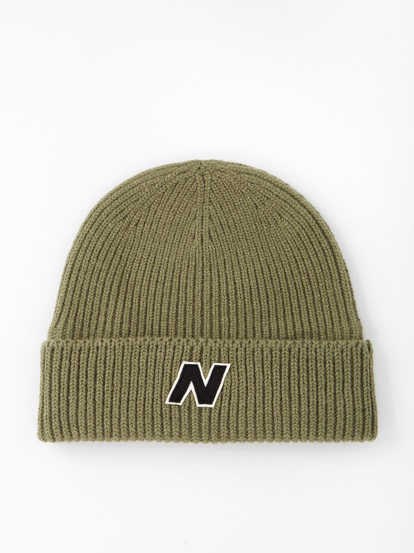 New Balance Winter Watchman Block N Beanie Dark Green Very Ireland