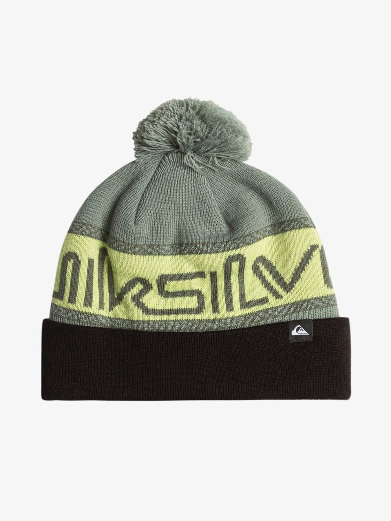 quiksilver-mens-summit-beanie-green