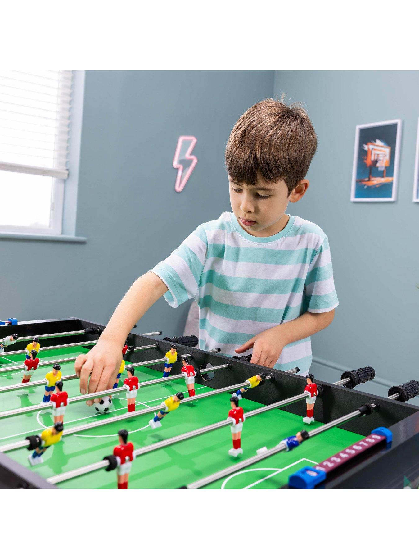 Image 2 of 7 of Powerplay 3ft Stand Up Football Games Table - Black
