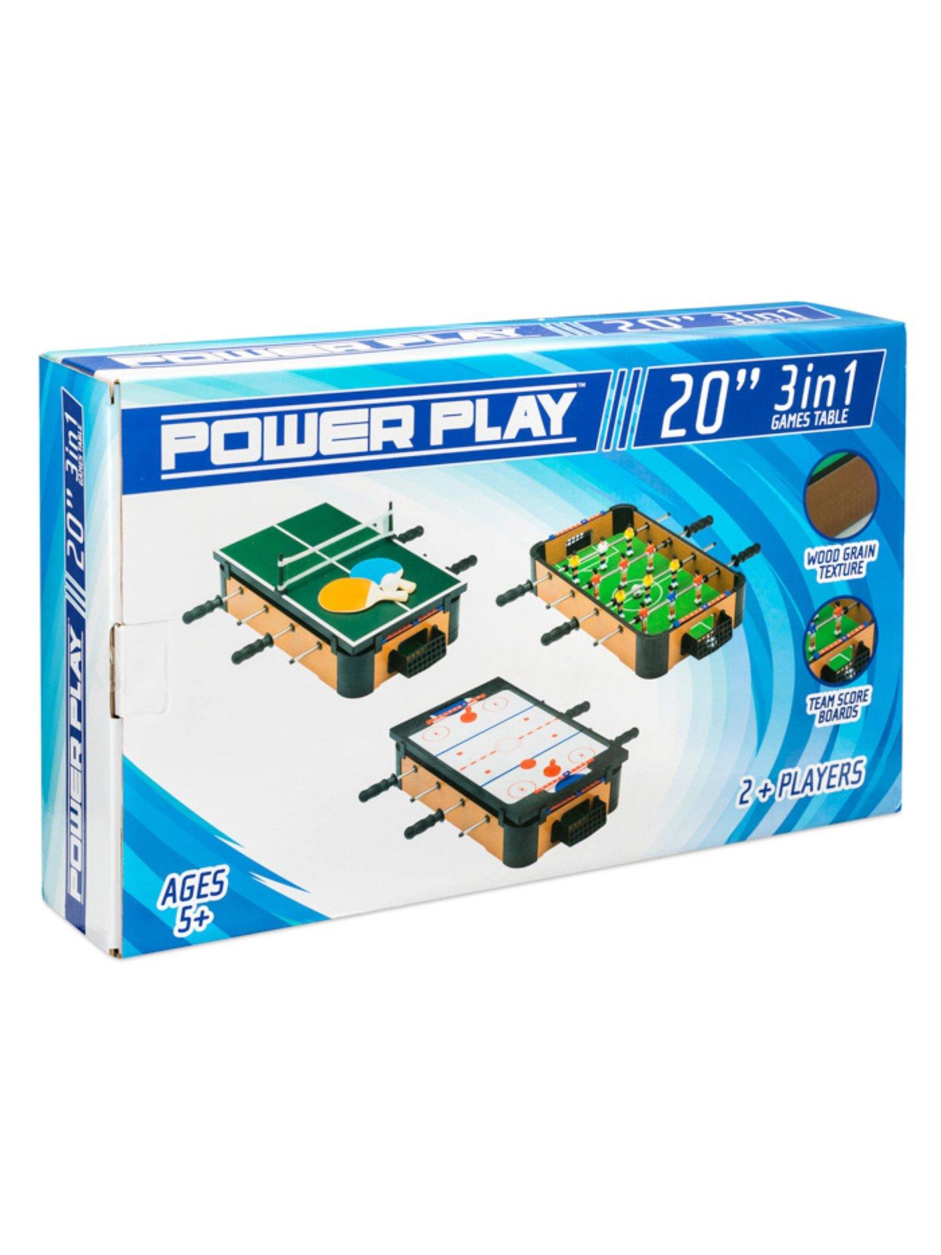 Image 6 of 7 of Powerplay 20" 3 In 1 Games Table - Dark Brown