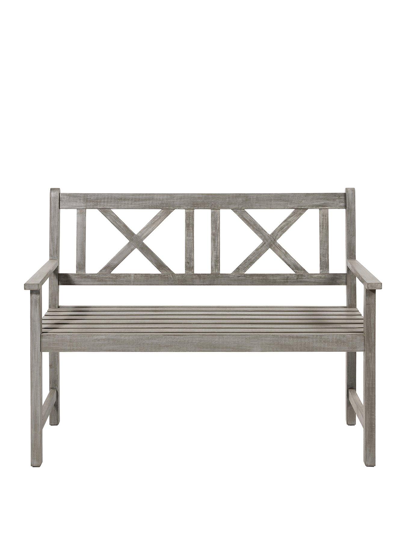 pacific-lifestyle-cambridge-antique-grey-outdoor-2-seater-benchstillFront