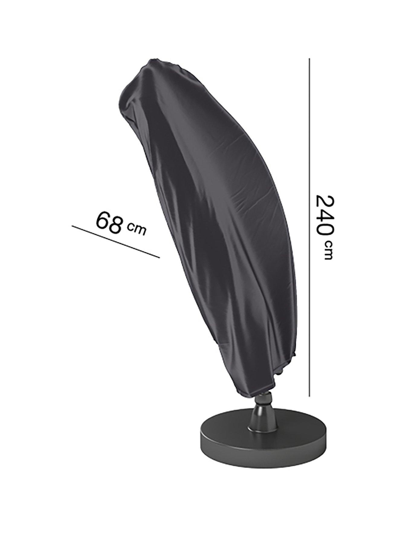 Pacific Lifestyle Free Arm Parasol Aerocover 240 x 68cm