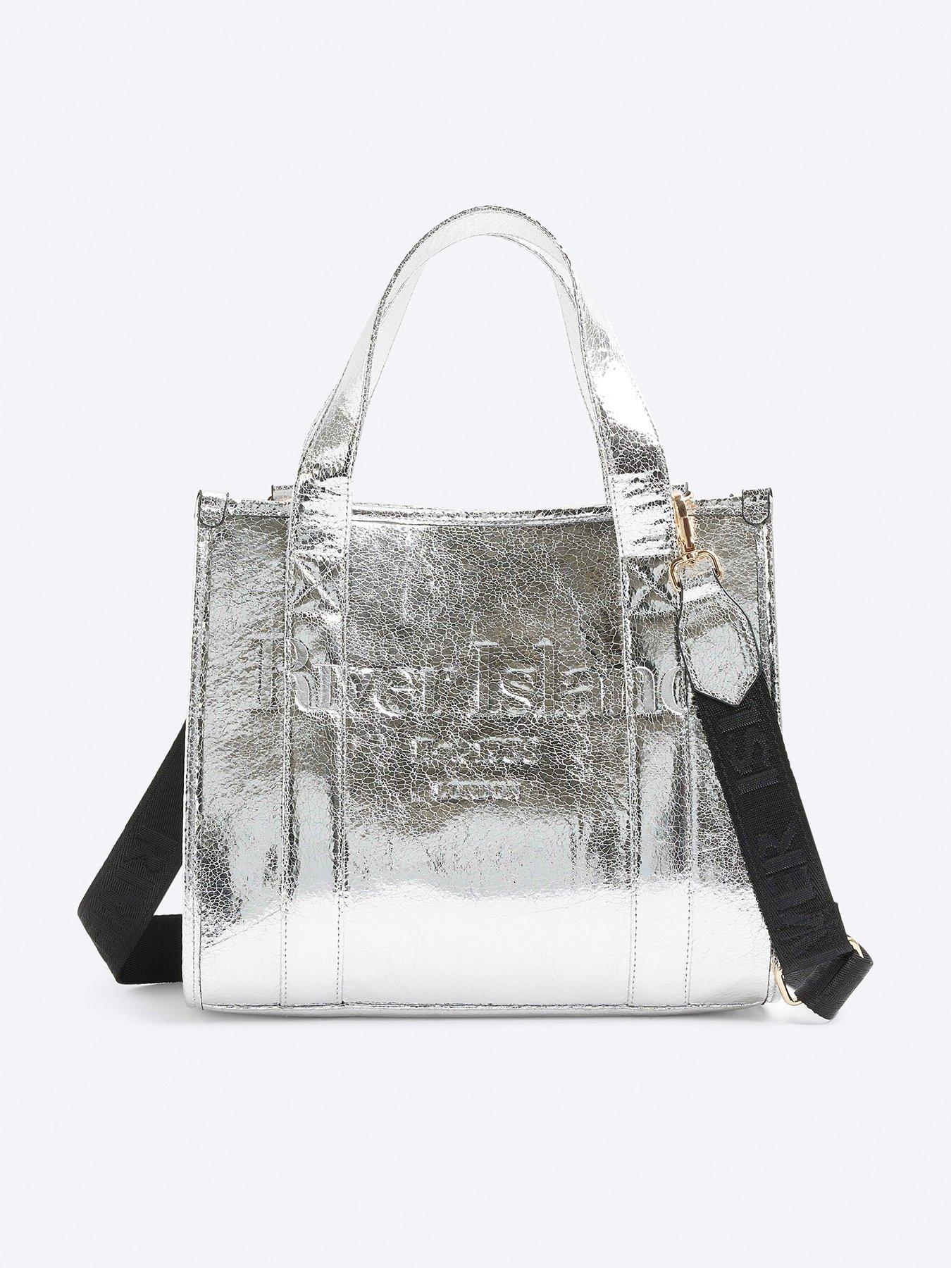 river-island-medium-tote-crossbody-bag-silver