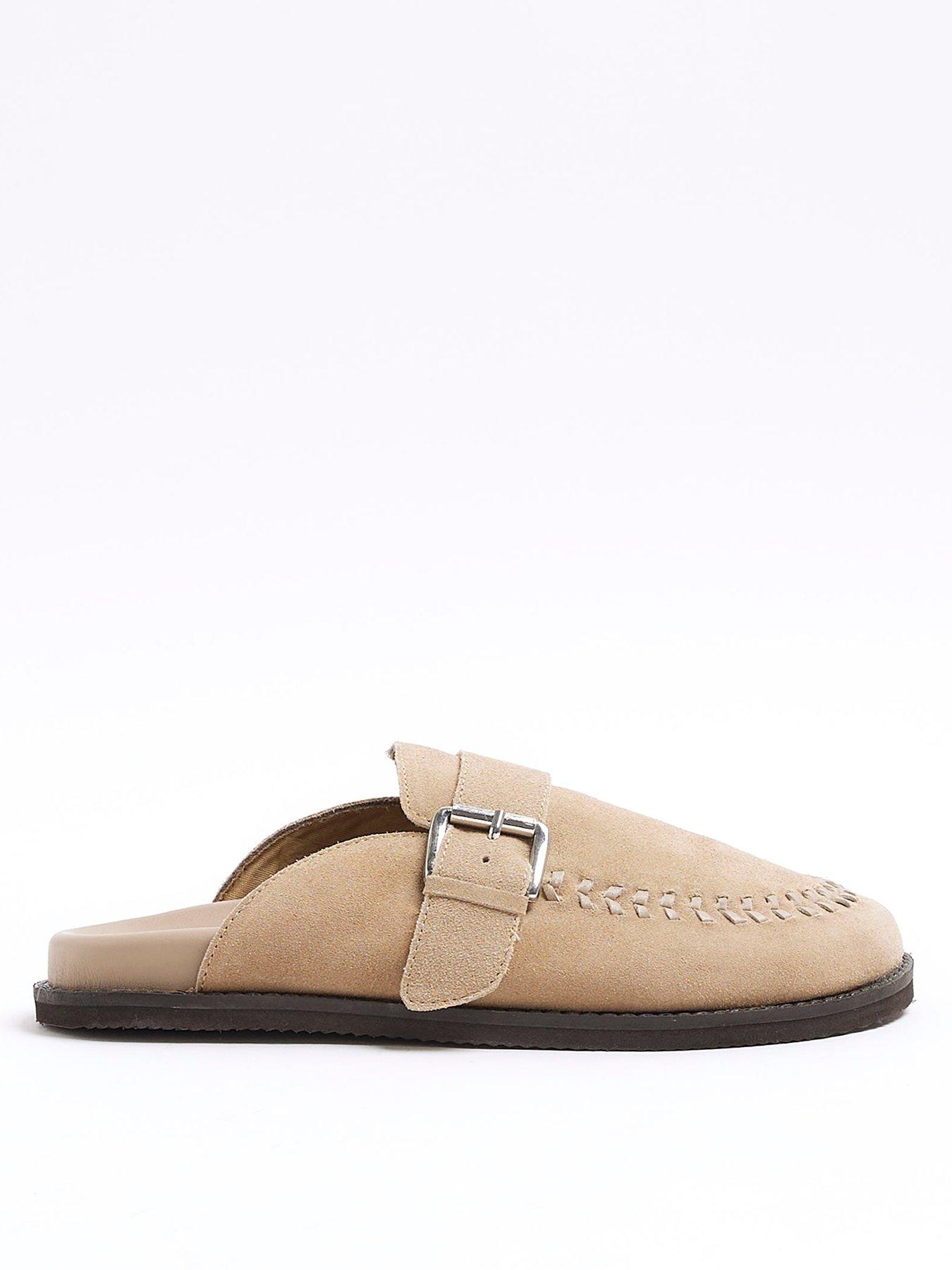 river-island-buckled-clog-light-beige