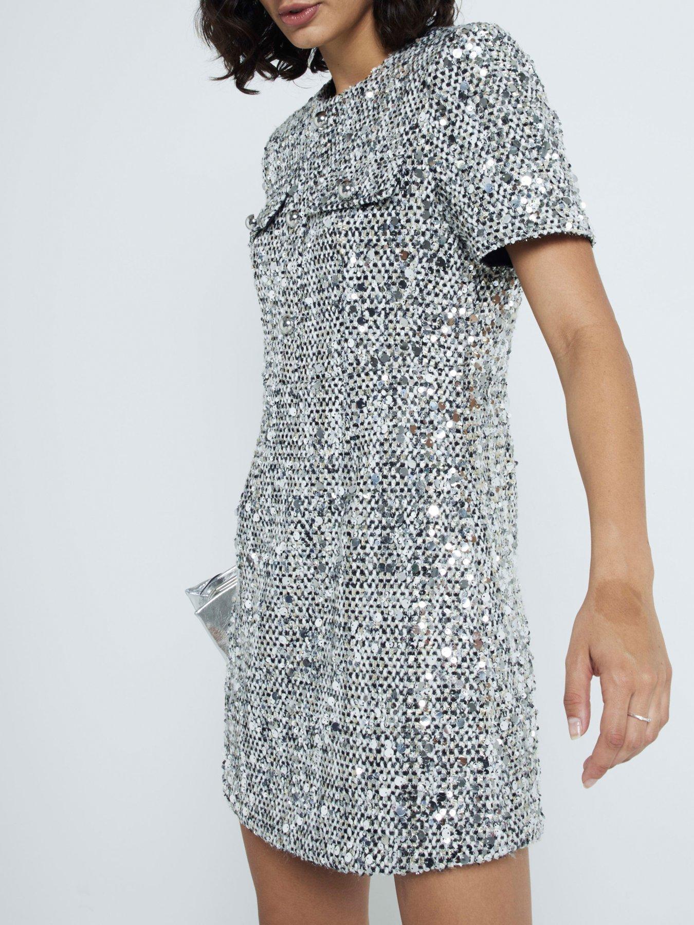 river-island-boucle-shift-dress-silveroutfit