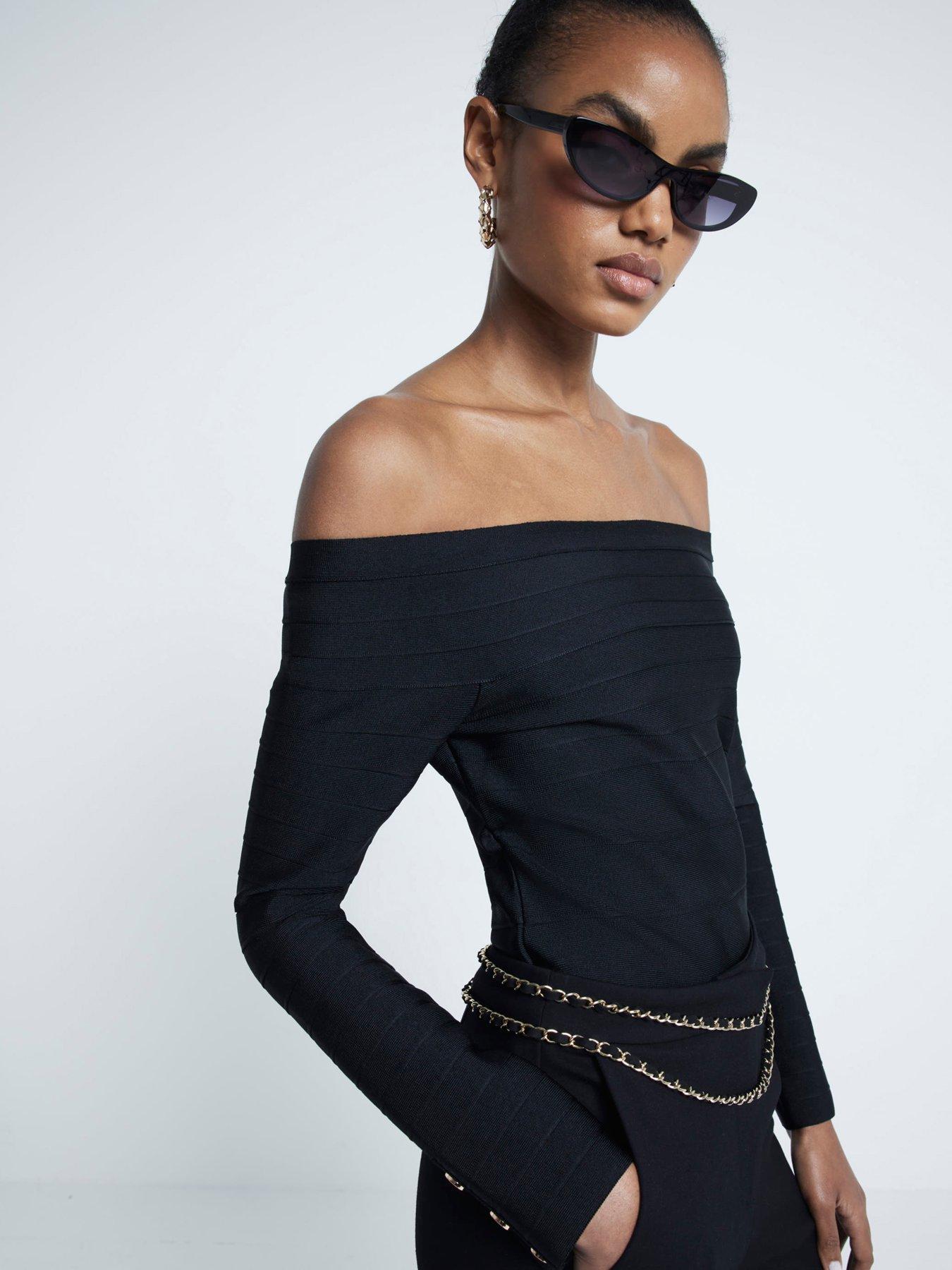 river-island-knitted-bardot-top-blackoutfit