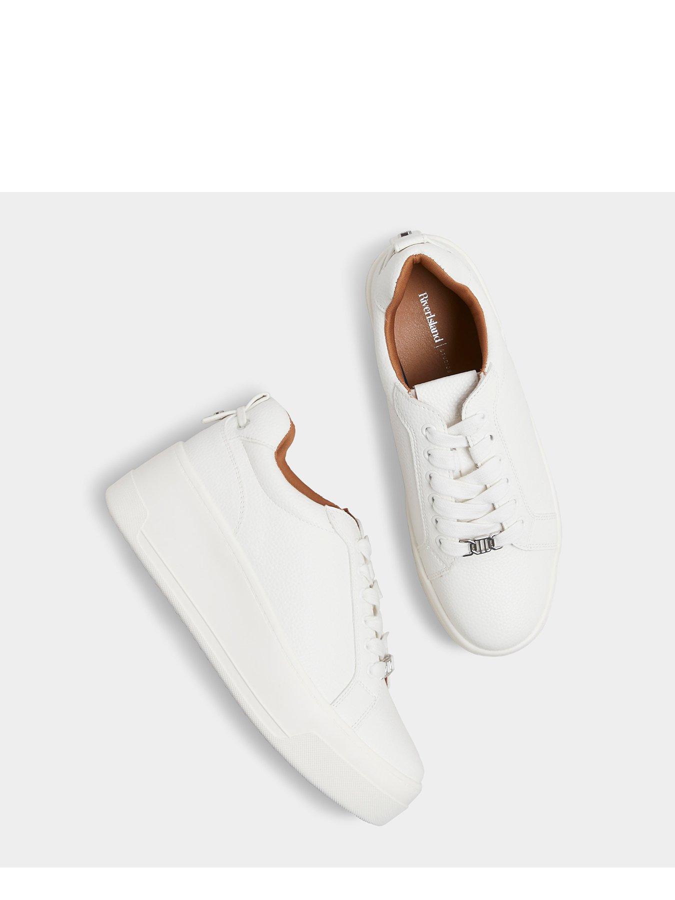 river-island-platform-lace-up-trainers-whitedetail