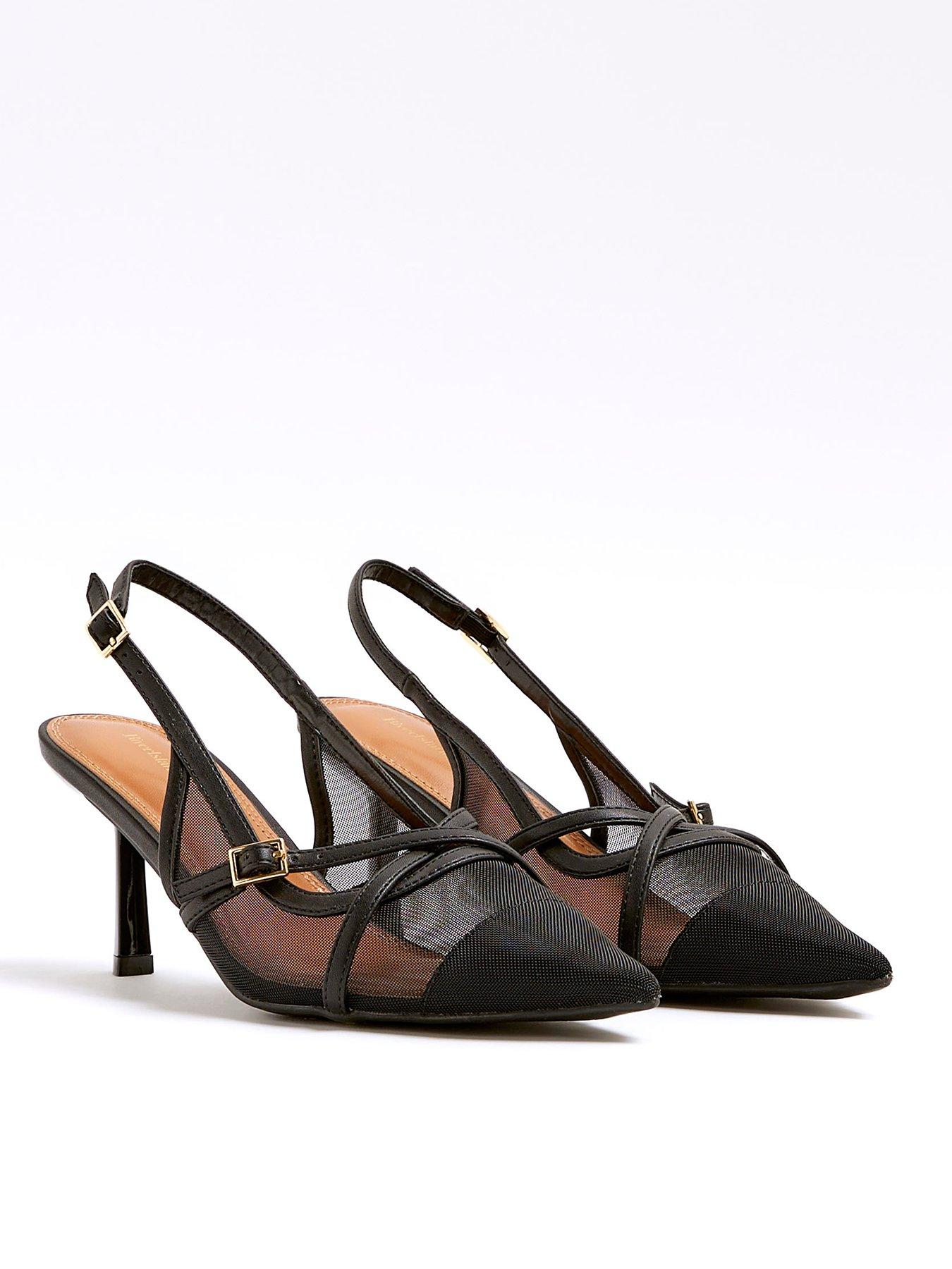 river-island-wide-fit-strappy-sling-back-court-shoe-blackoutfit