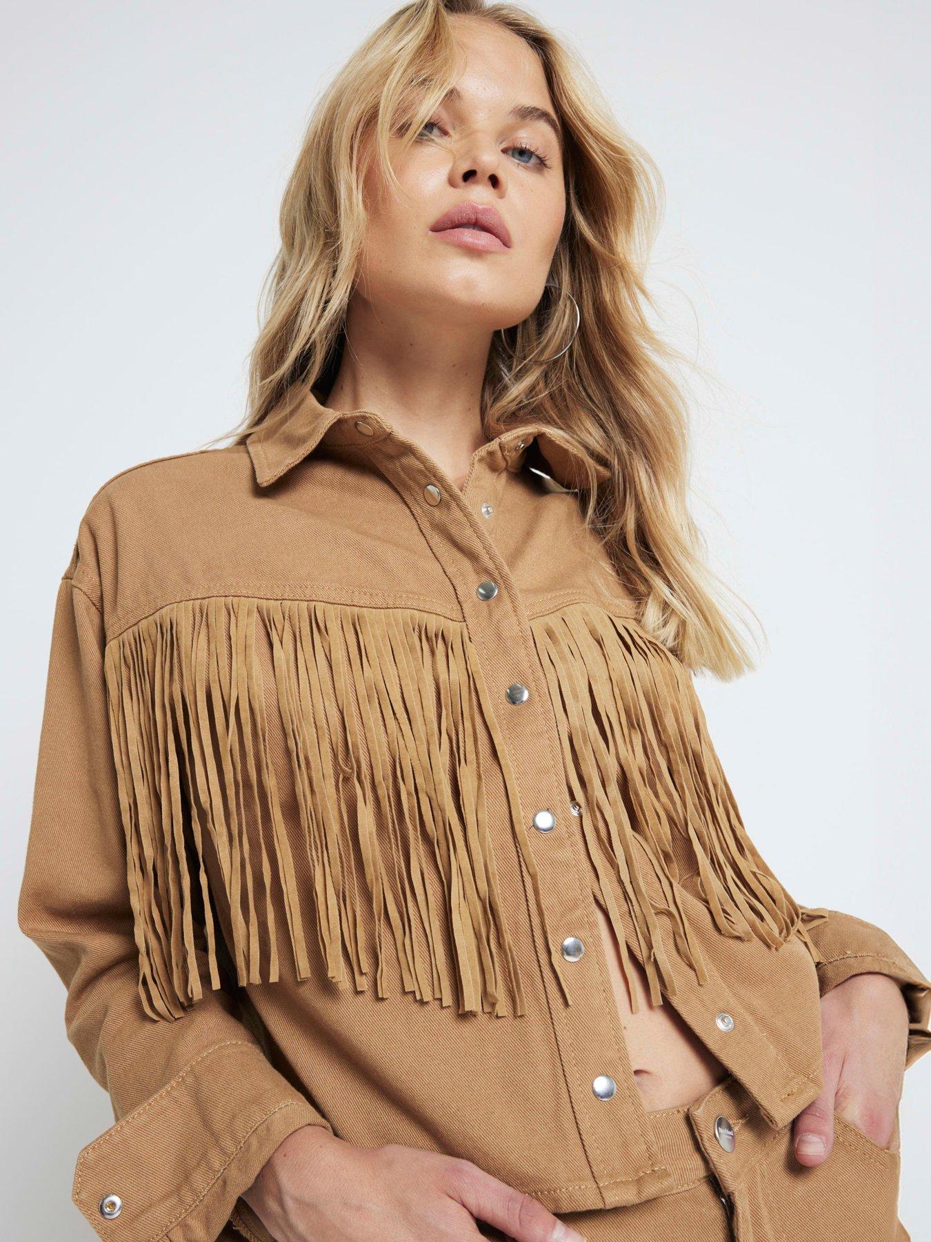 river-island-western-tassel-shirt-dark-beigeback