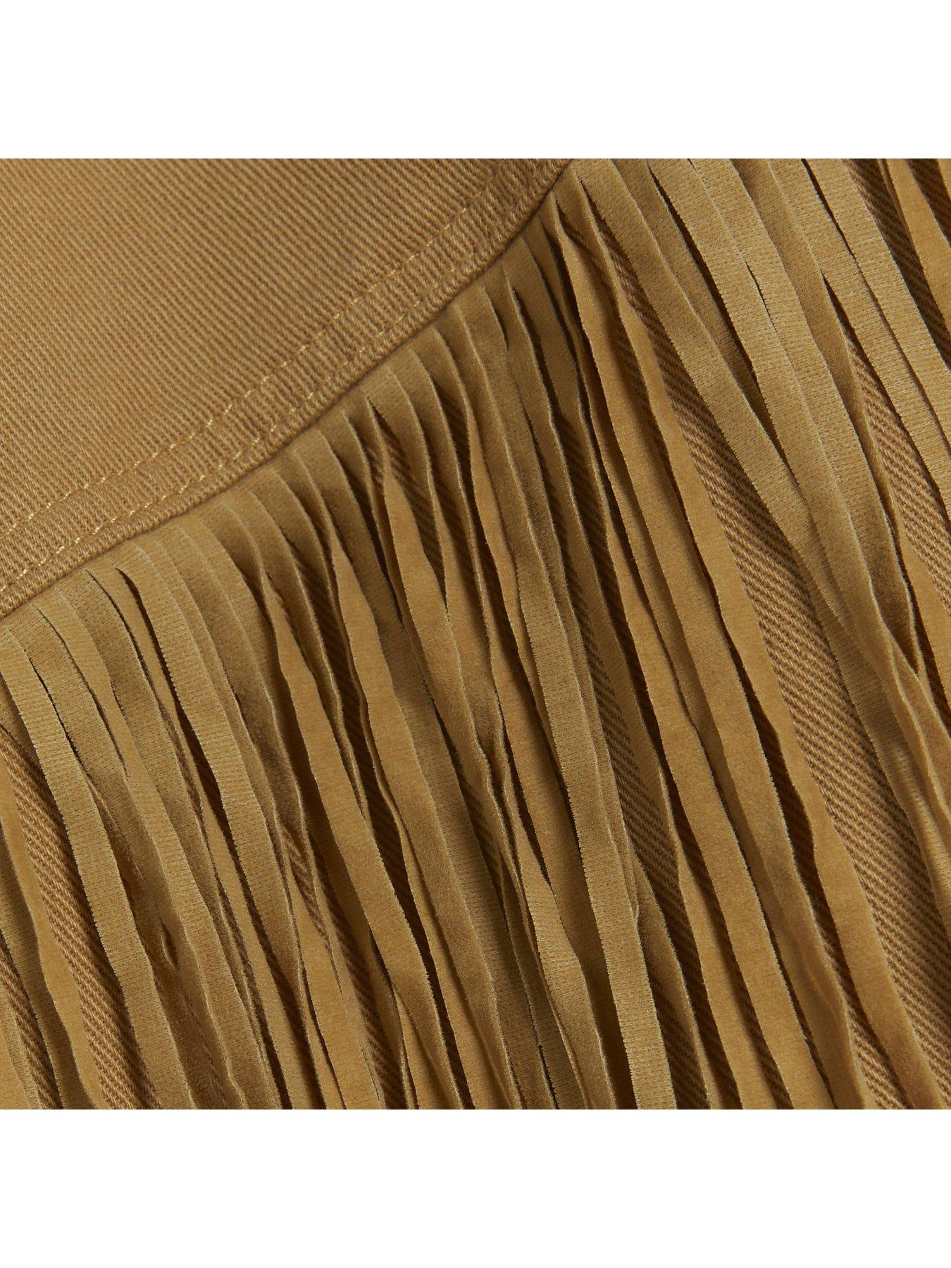 river-island-western-tassel-shirt-dark-beigedetail