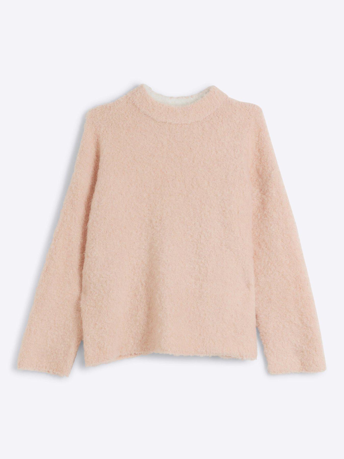 river-island-fuzzy-knit-jumper-light-pinkdetail