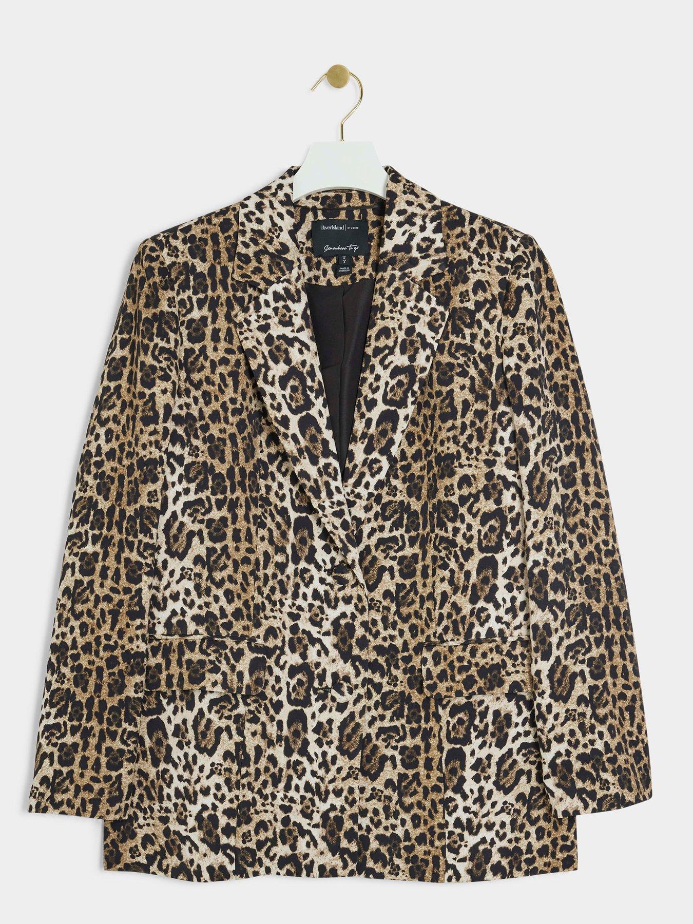 river-island-leopard-print-oversized-blazer-light-browndetail