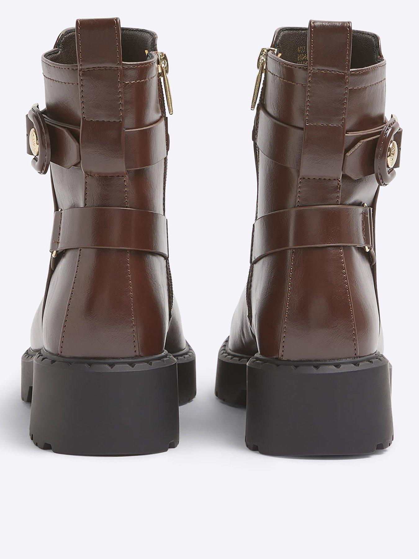 river-island-chunky-buckled-ankle-boots-brownback