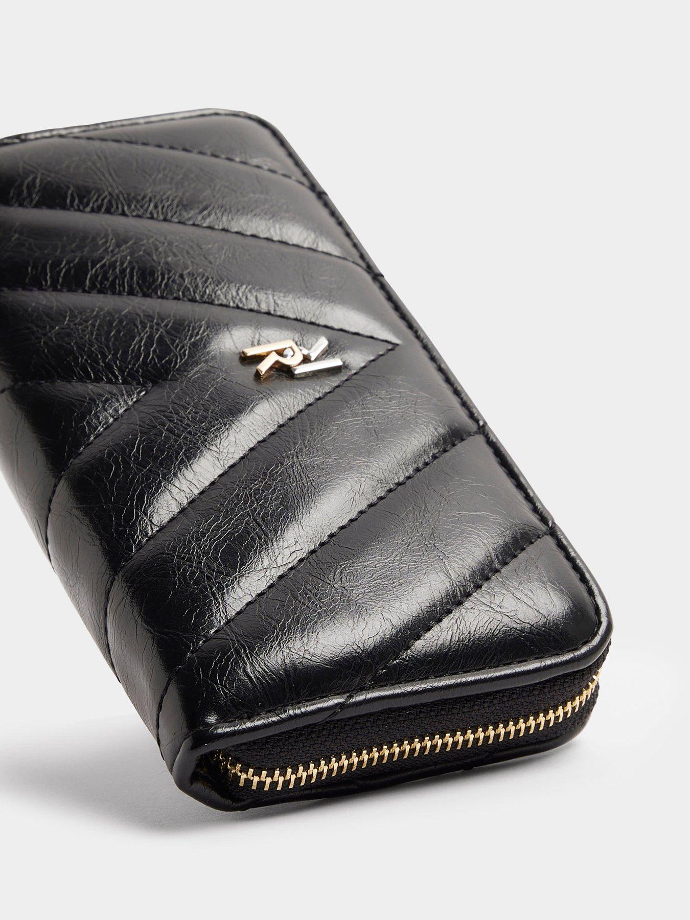 river-island-quilted-bashed-metal-purse-blackdetail