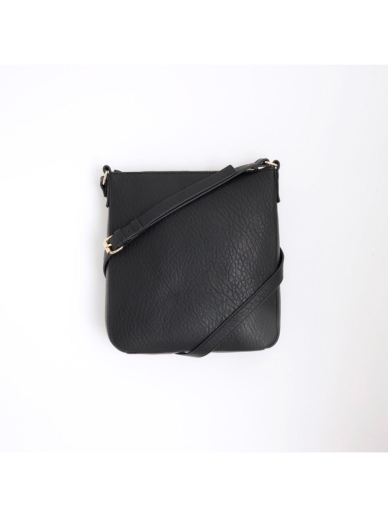 river-island-panelled-zip-messenger-bag-blackstillFront