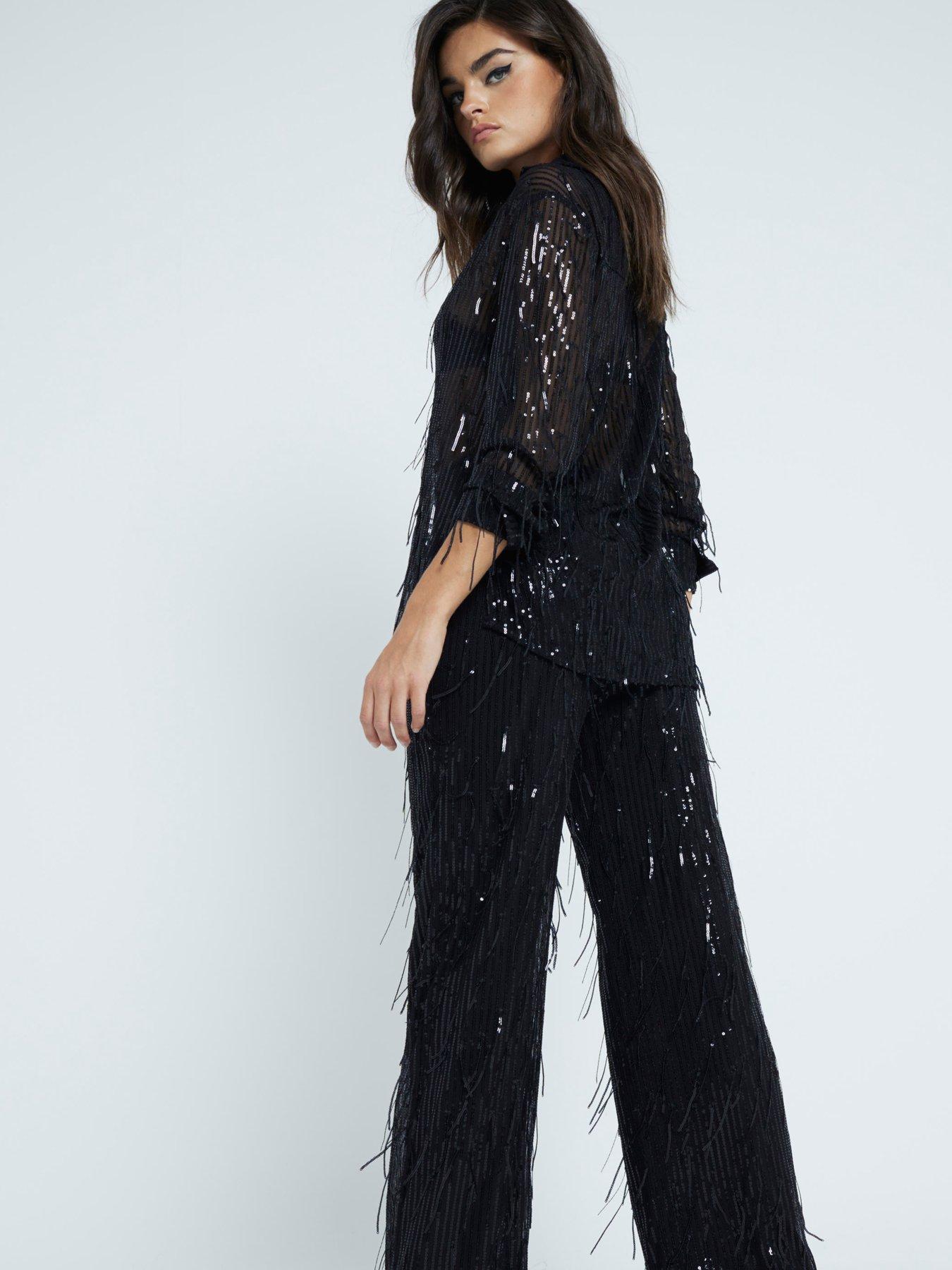 river-island-tailored-beaded-lace-trouser-blackstillFront