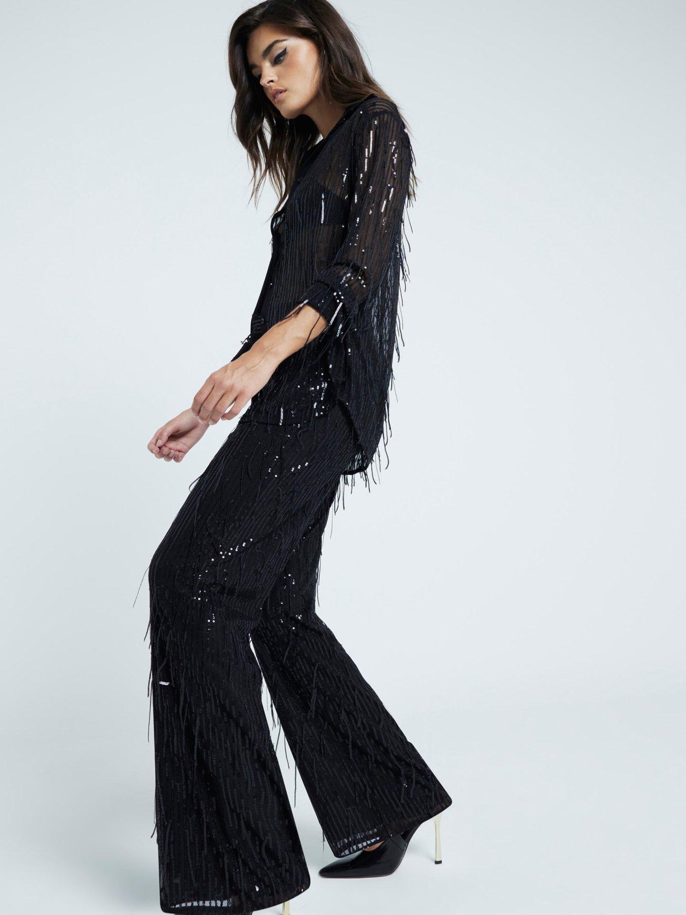 river-island-tailored-beaded-lace-trouser-blackoutfit