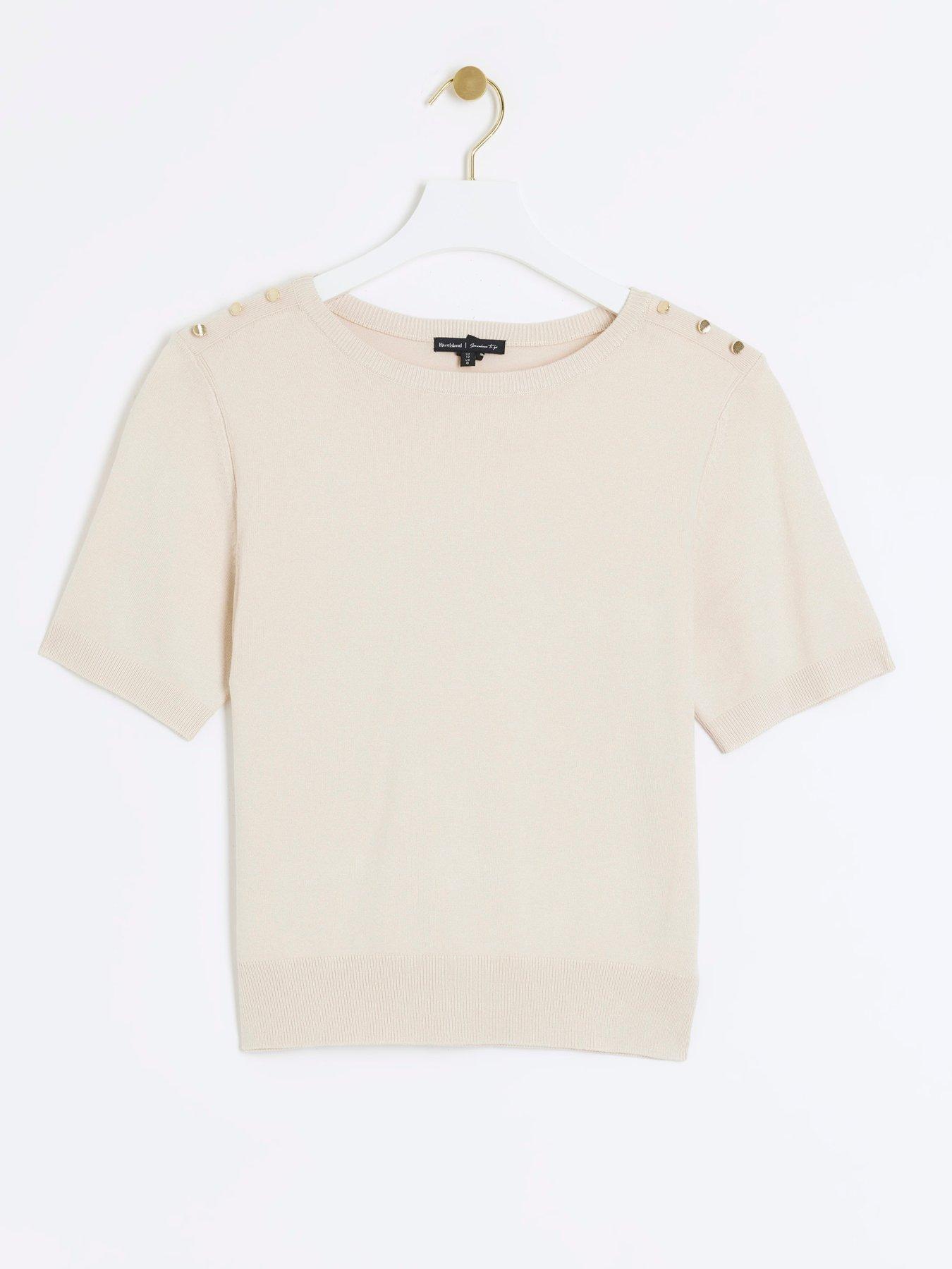 river-island-button-neat-t-shirt-creamdetail