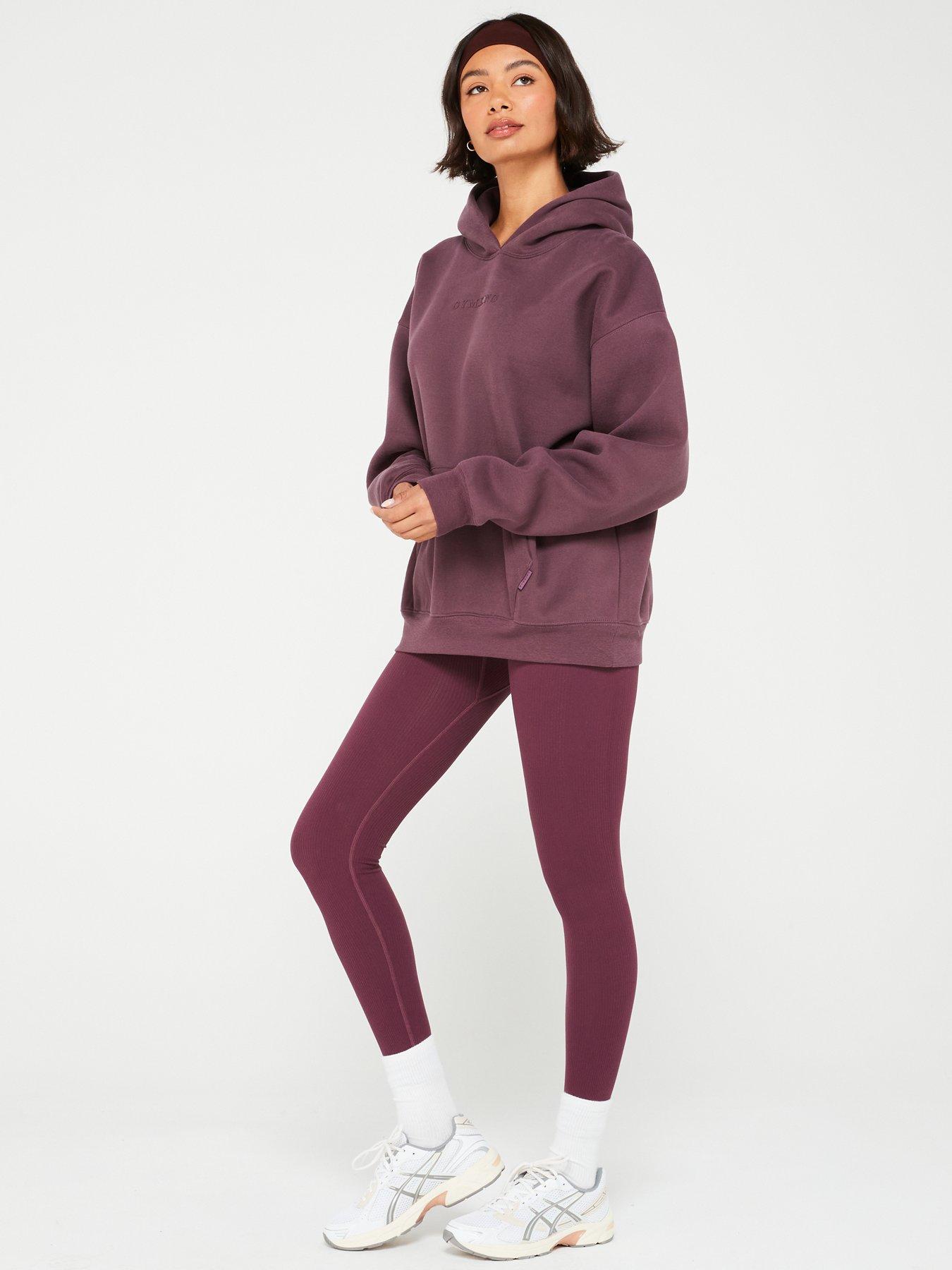 gym-king-womens-luxe-oversized-hood-burgundyback