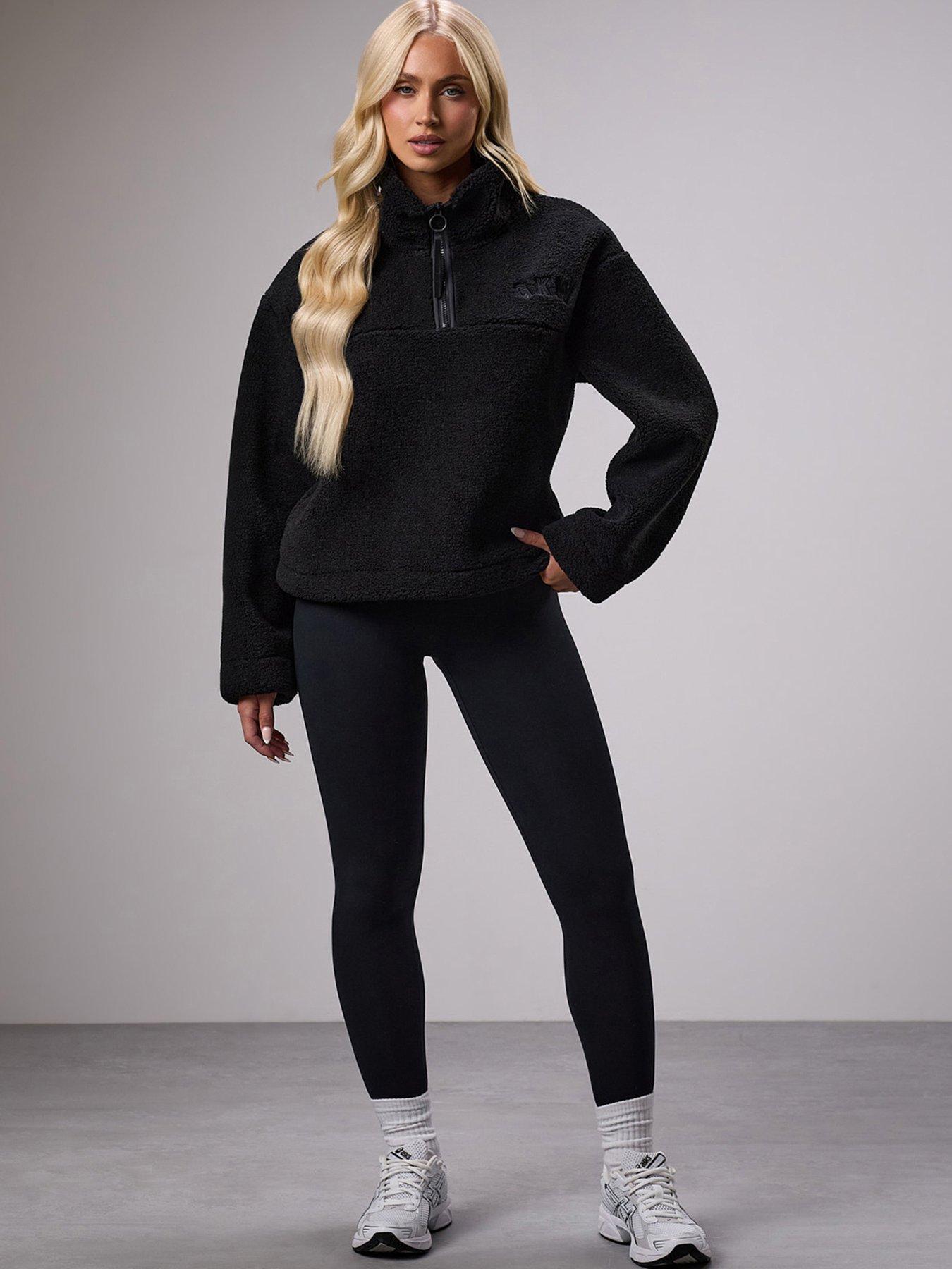 gym-king-womens-sports-borg-fleecenbspjacket-blackfront