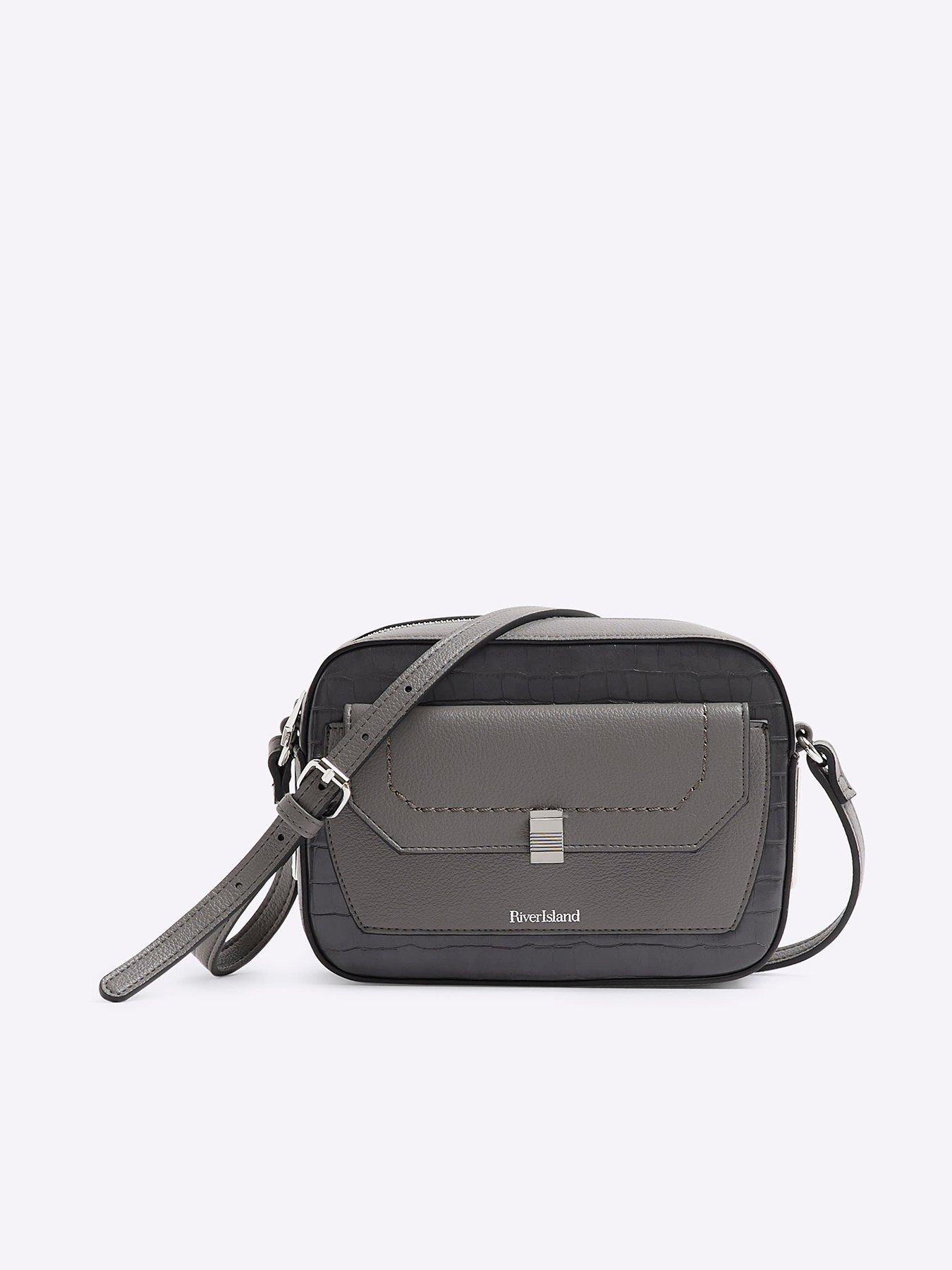 River Island Pocket Front Crossbody Bag - Grey | Very Ireland