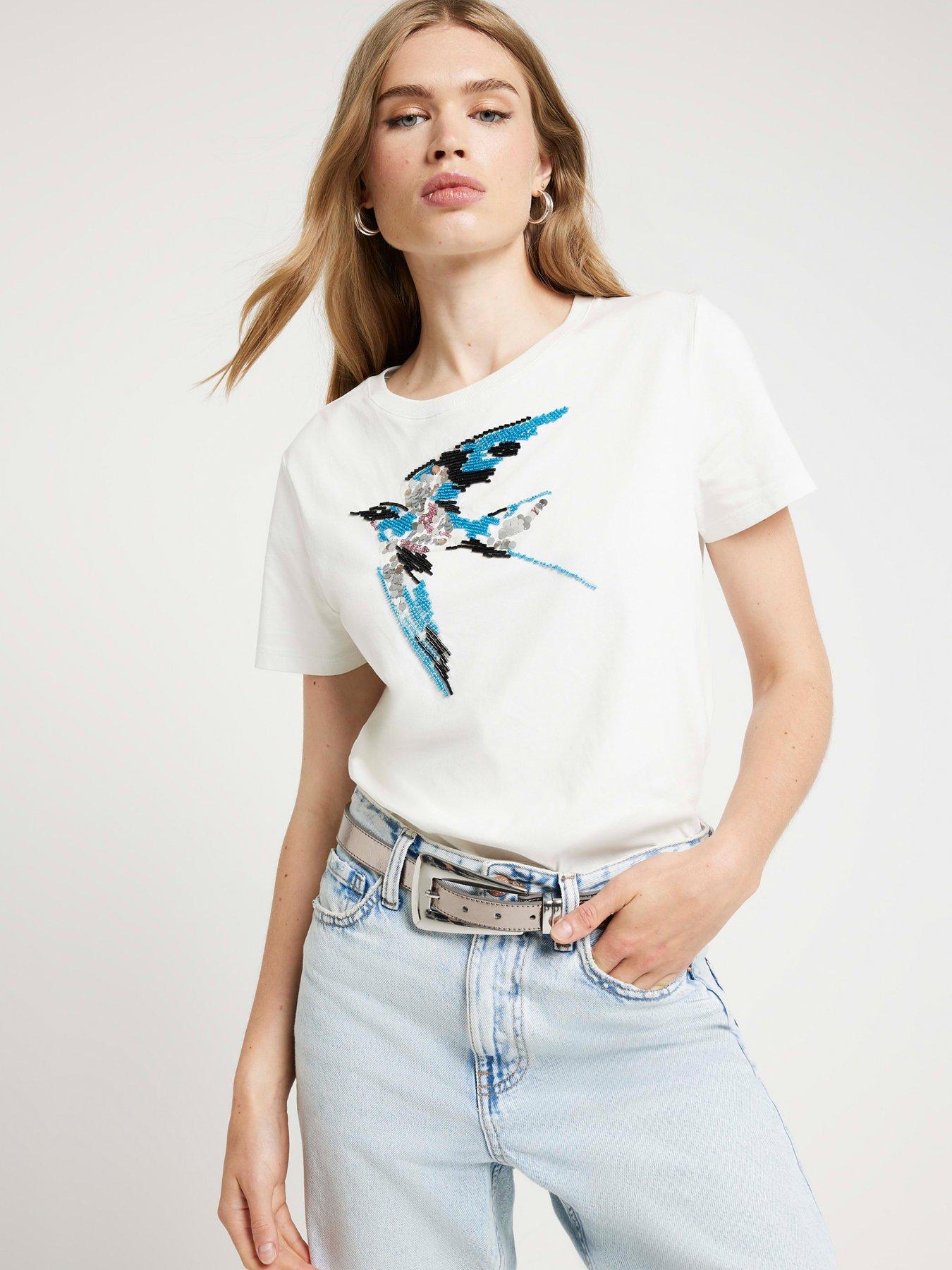 river-island-embellished-bird-t-shirt-whiteoutfit