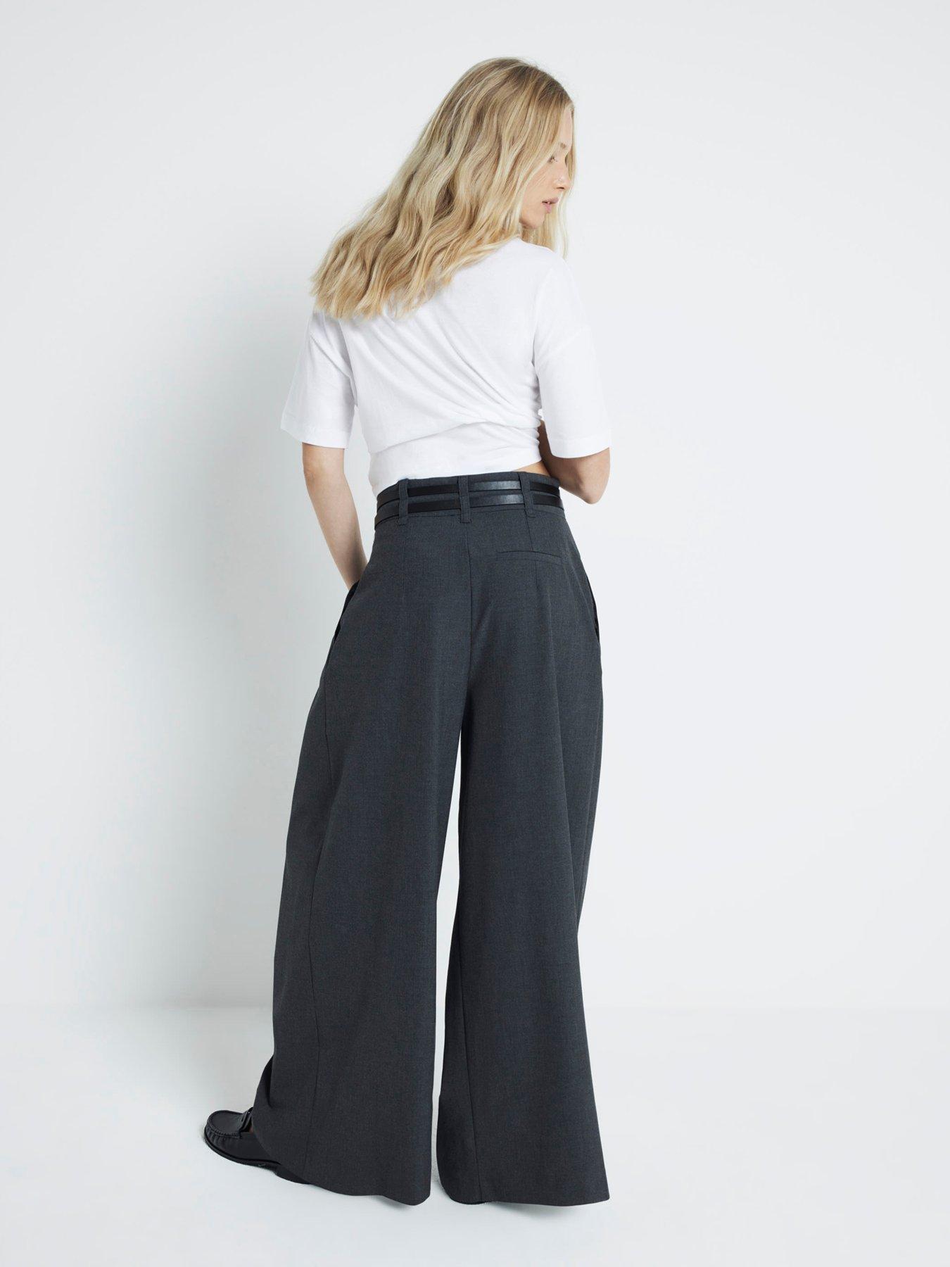 river-island-belted-wide-leg-trouser-dark-greystillFront