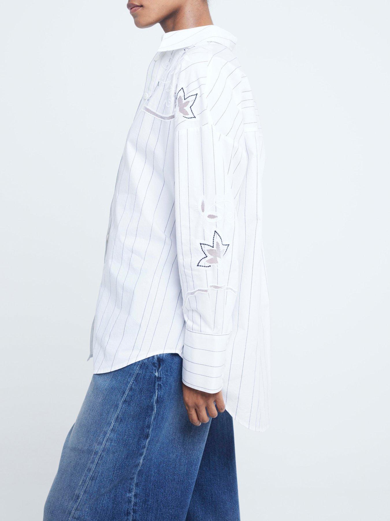 river-island-cutwork-stripe-shirt-creamstillFront