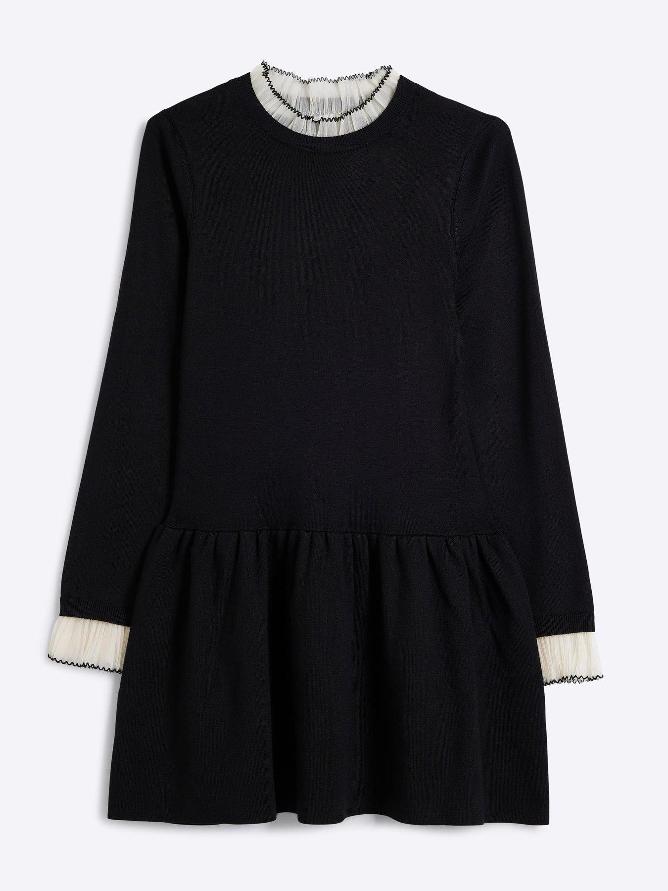 river-island-hybrid-frill-mini-dress-blackdetail