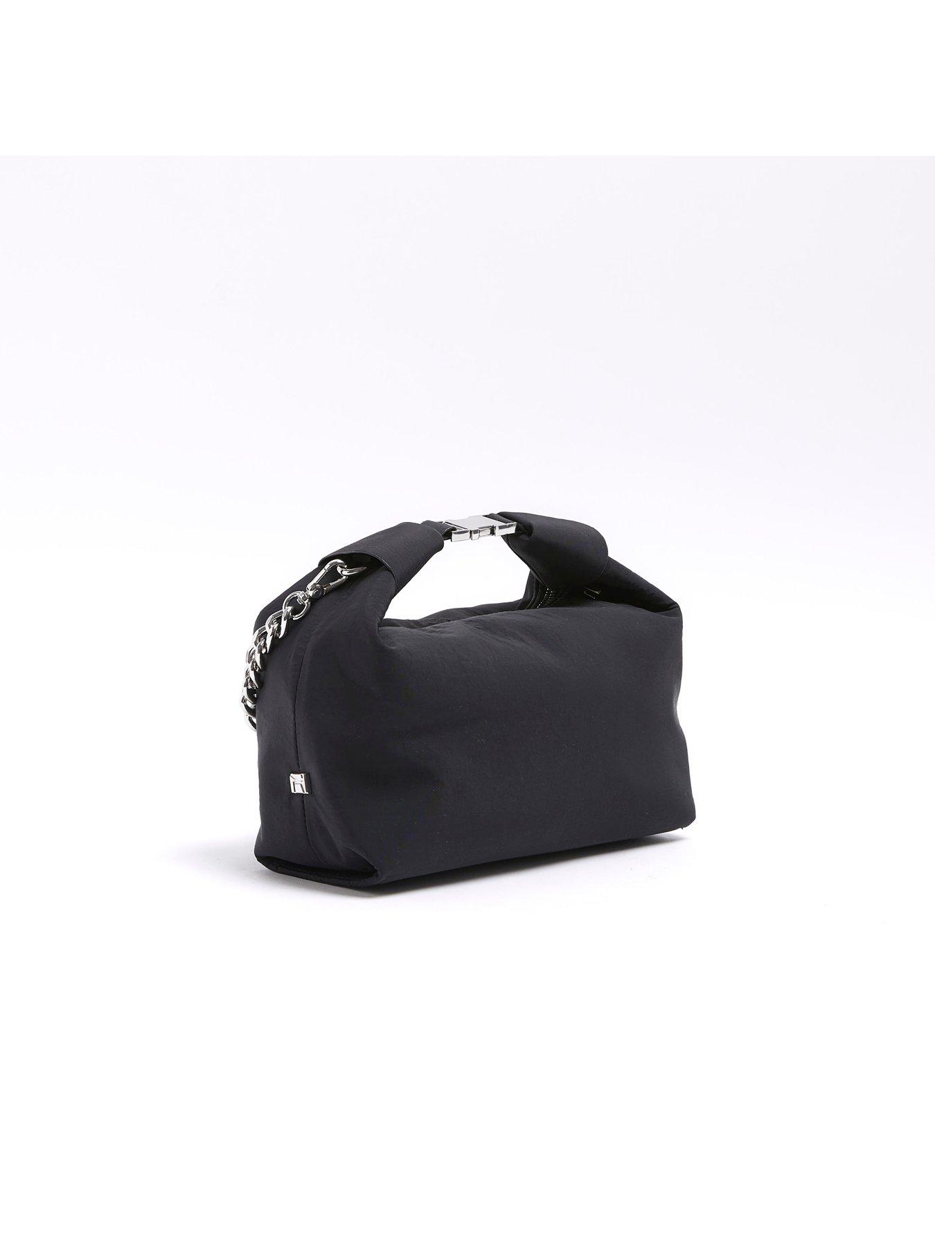 river-island-nylon-buckle-chain-scoop-bag-blackoutfit