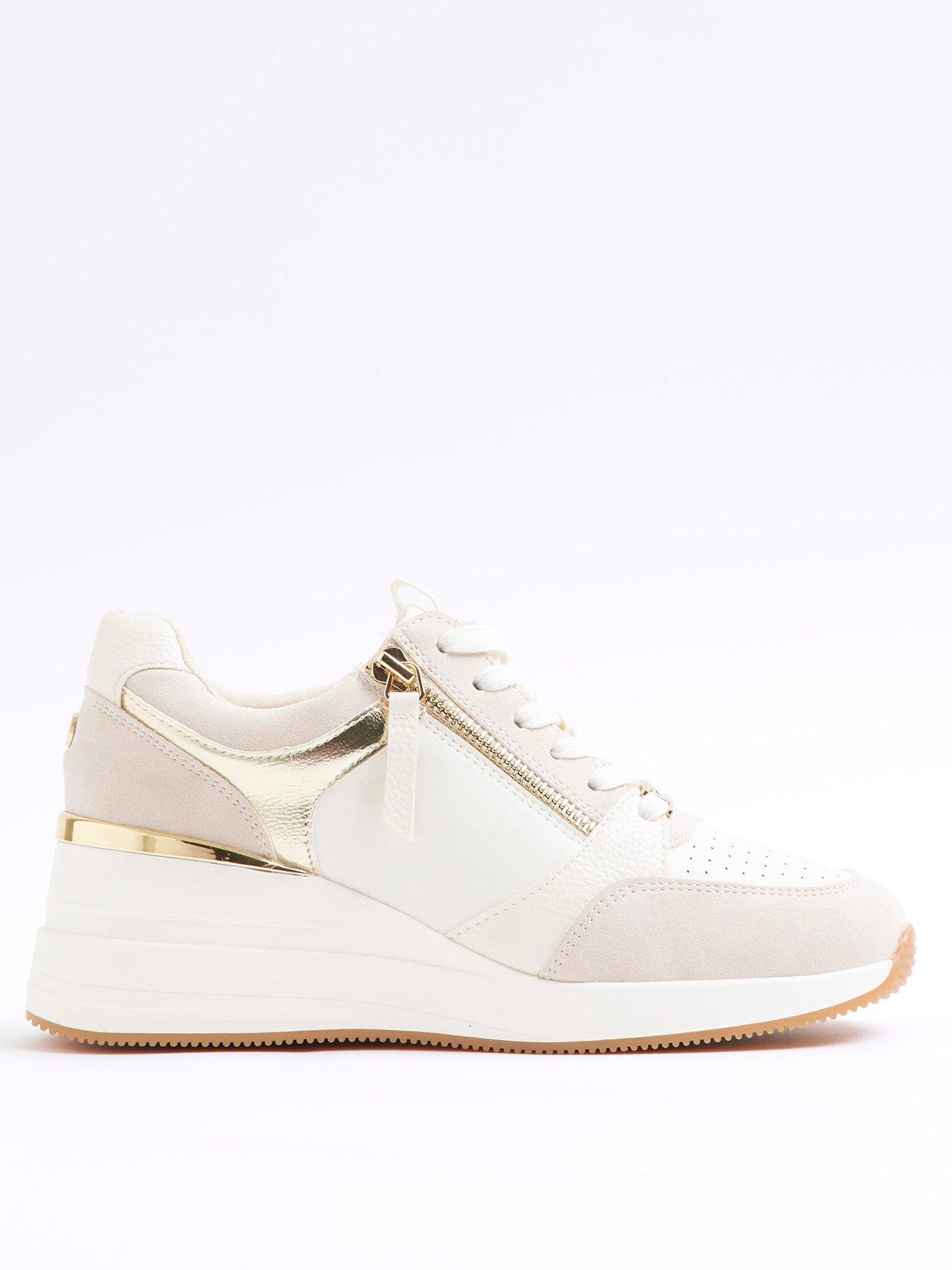 river-island-wide-fit-lace-up-wedge-trainer-white